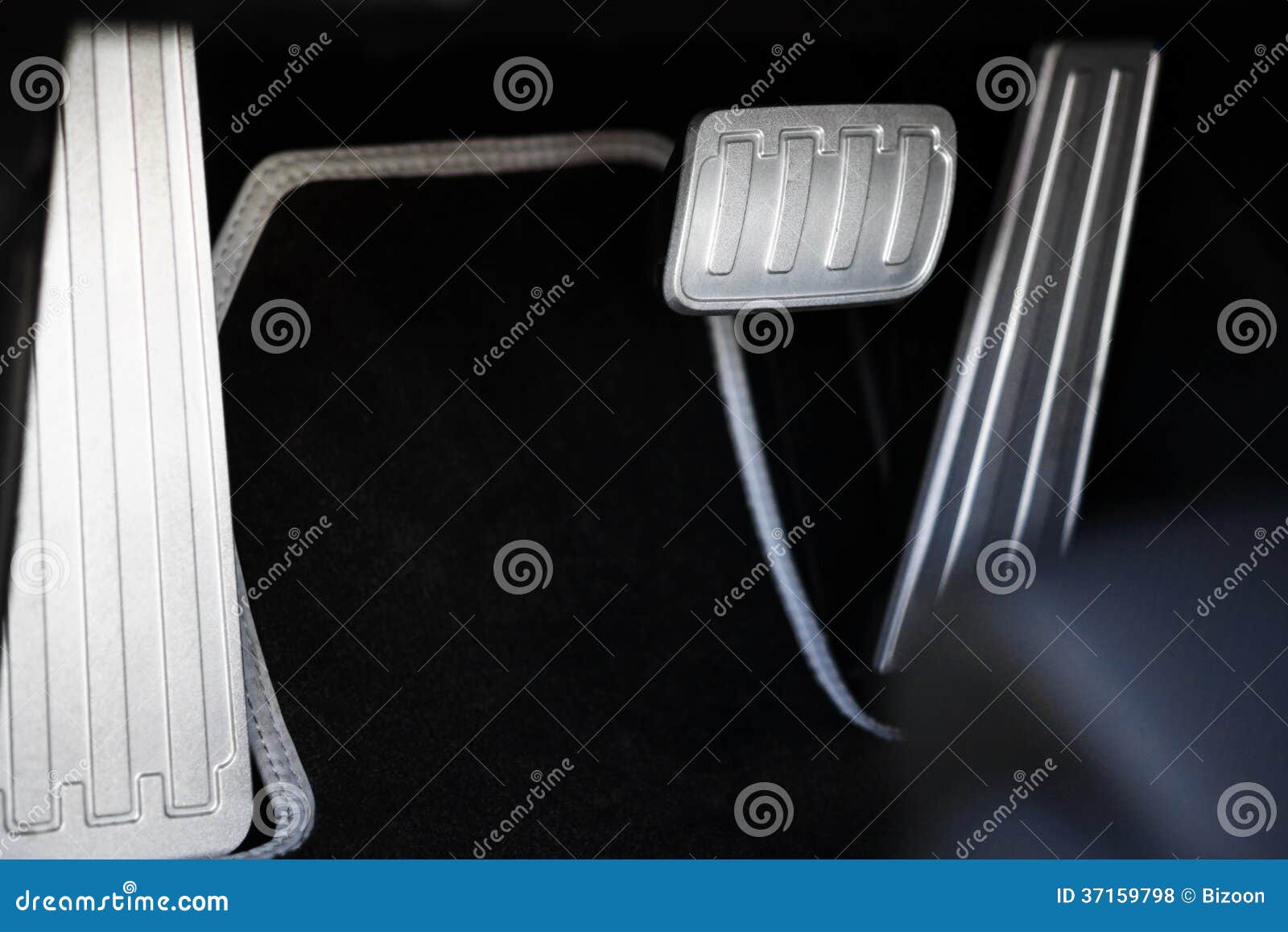 Pedals in a car stock photo. Image of chrome, power, shift 37159798