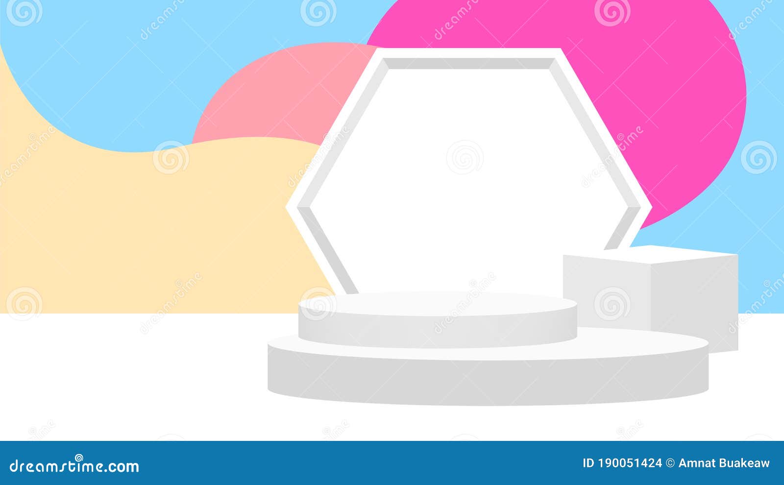 Pedestal 3d White Grey on Pastel Background, Podium Stage for Victory Champion Position, Pedestal Ellipse Box for Cosmetics Stock Vector - Illustration of luminous, light: 190051424