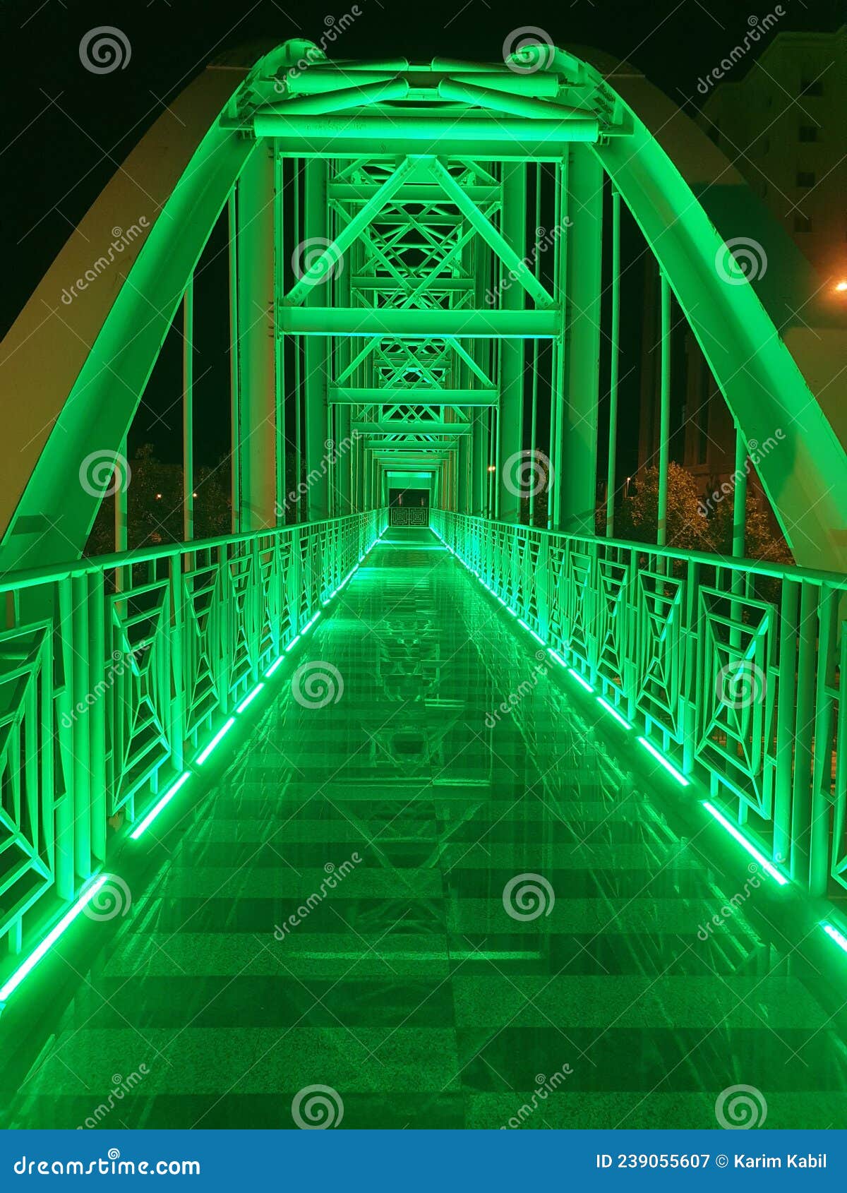 Pedestrian bridge Mecca stock image. Image of landmark 239055607