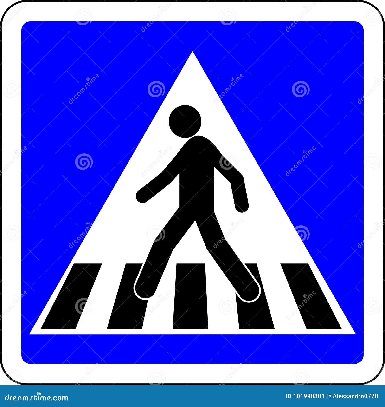 Pedestrian Crossing Sign