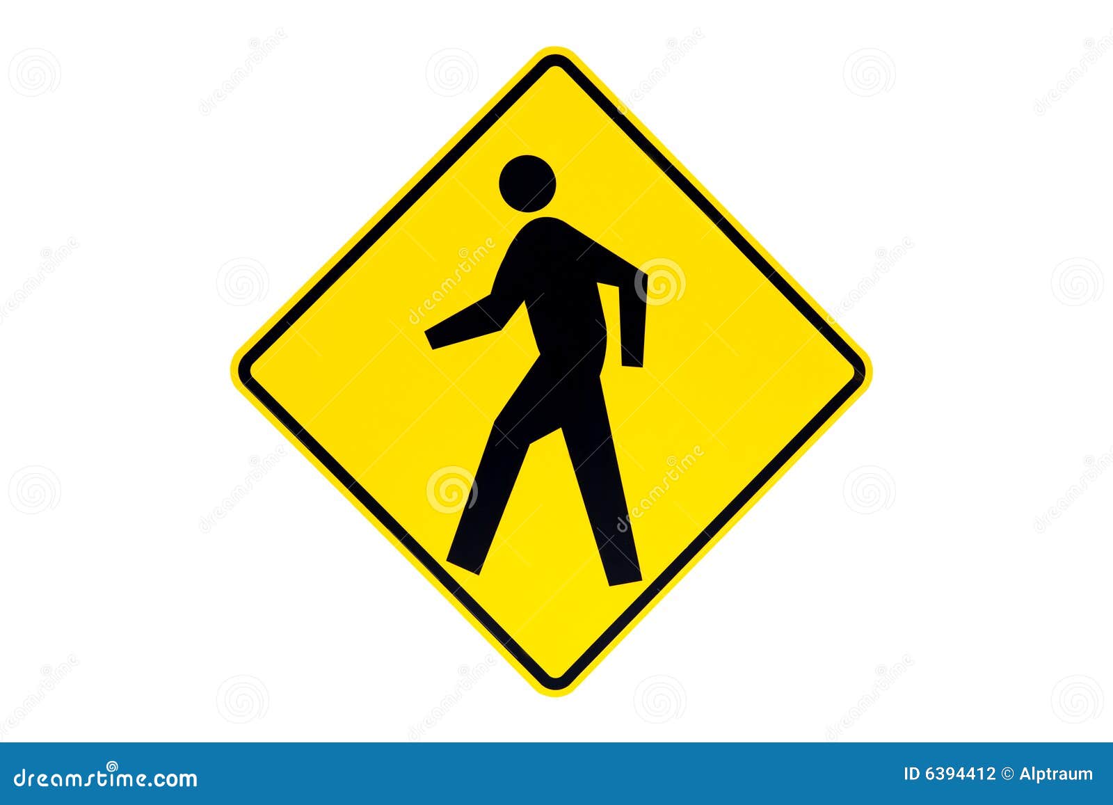 pedestrian crossing sign 