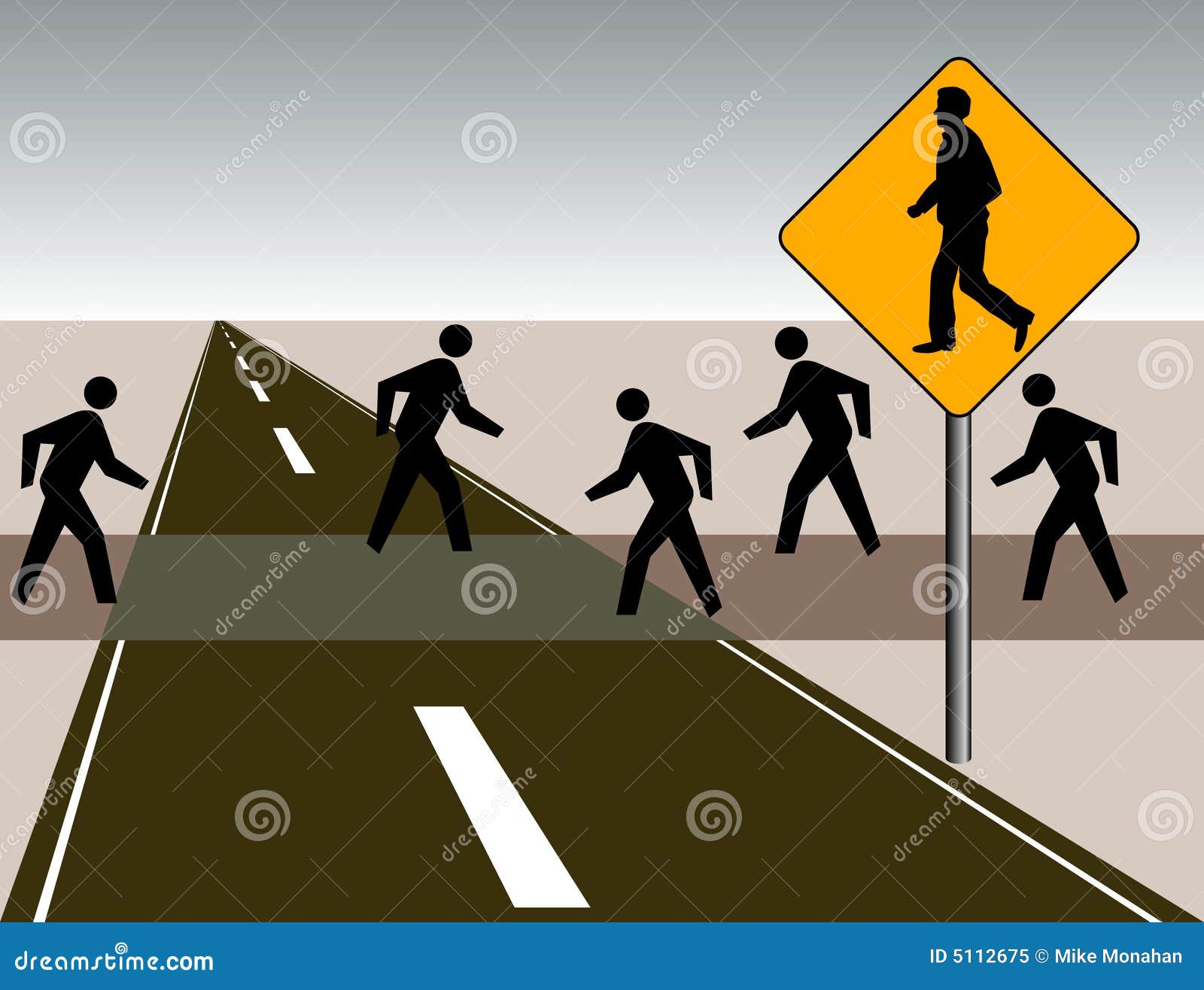 Premium Vector  Crosswalk accident flat vector illustration