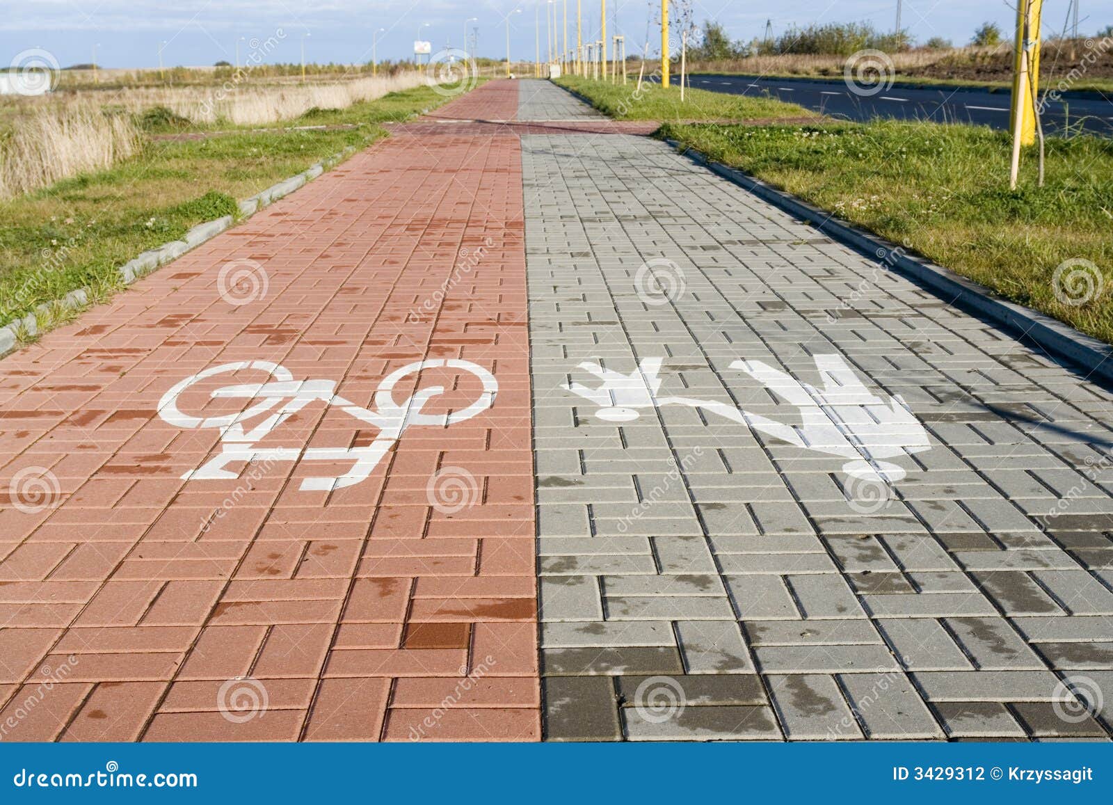 pedestrian and cyclists paths