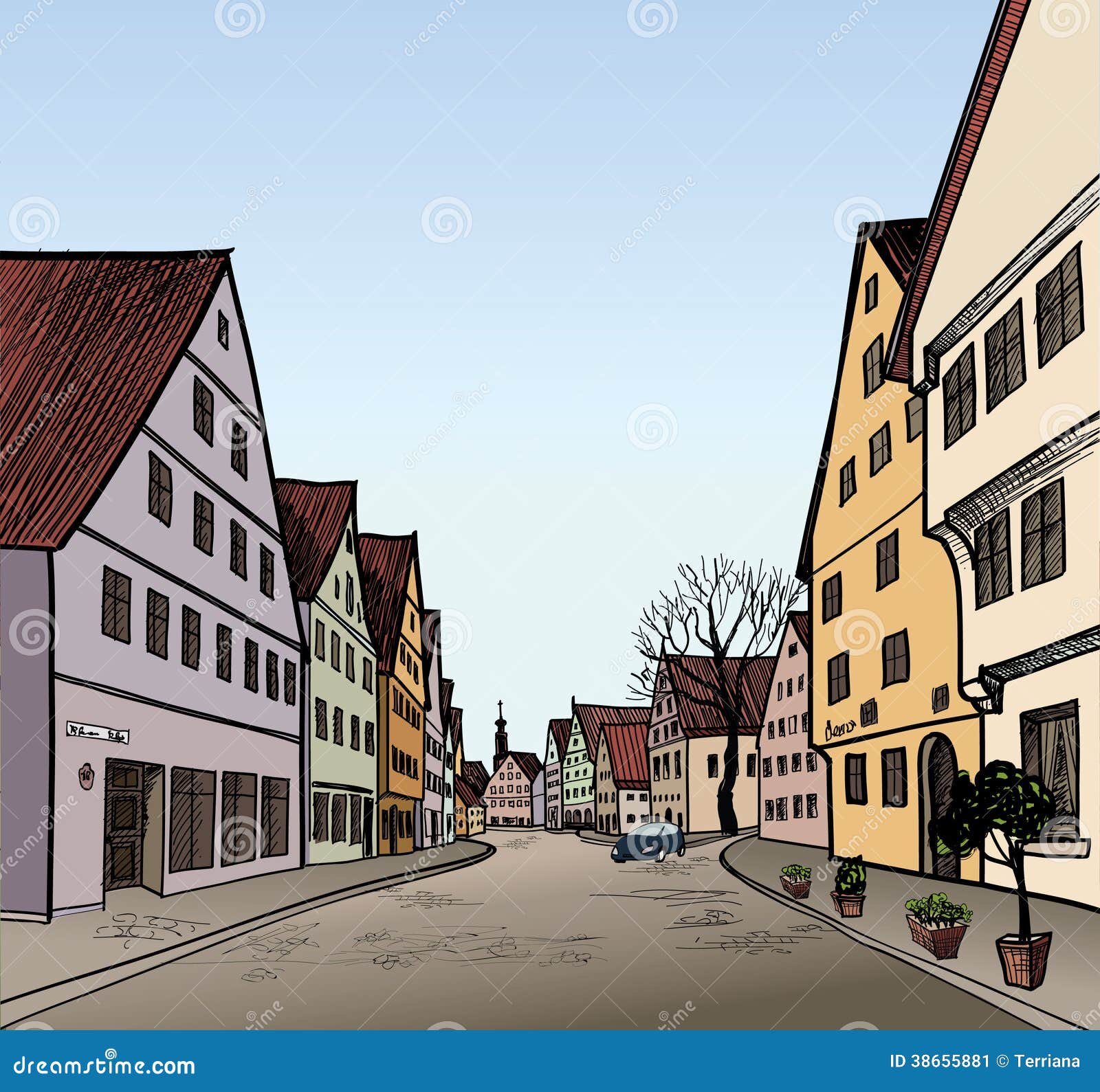Sketch city people - Free Stock Illustrations | Creazilla