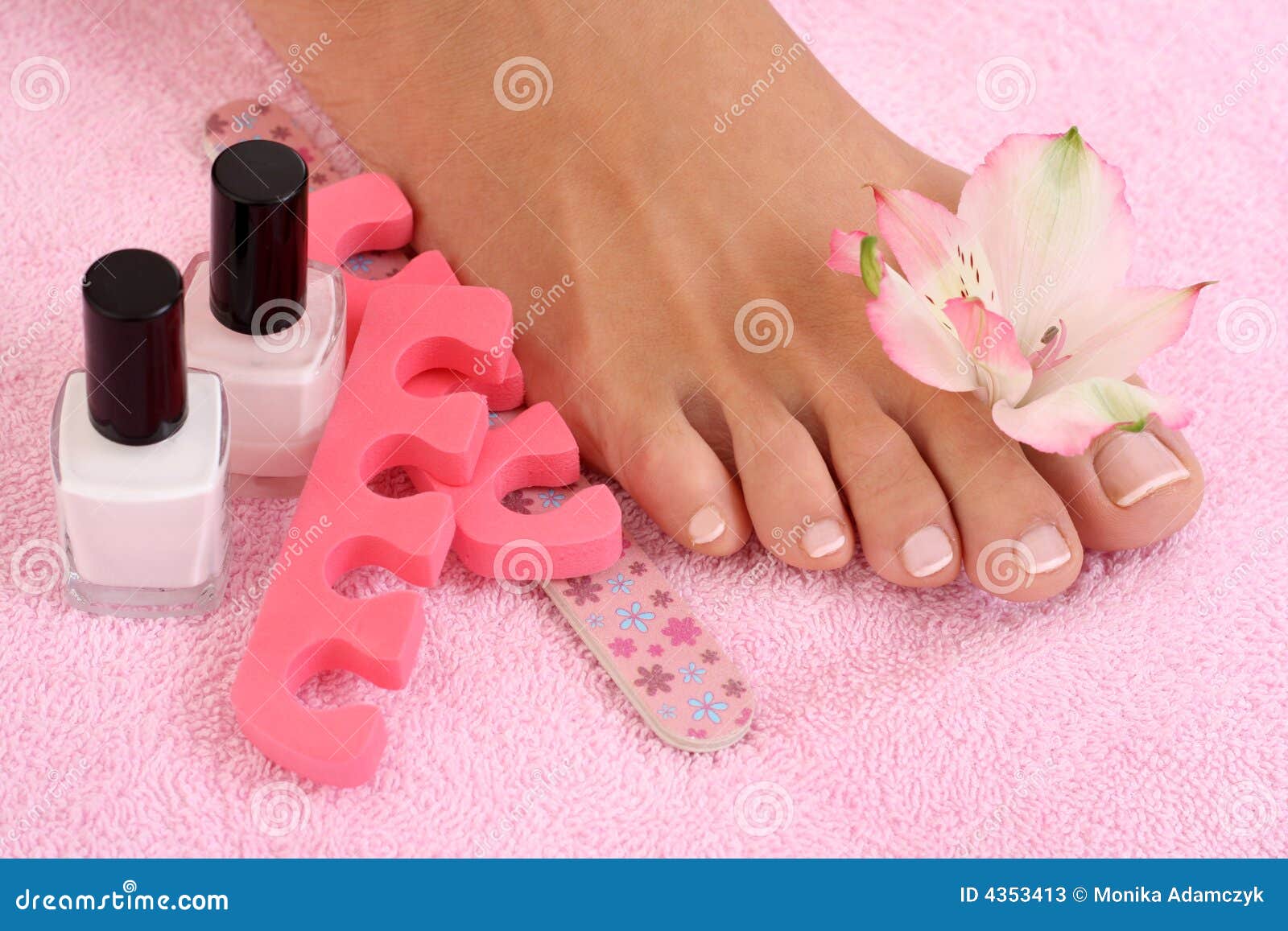 Pedicure stock image. Image of attractive, perfect, toenail - 4353413