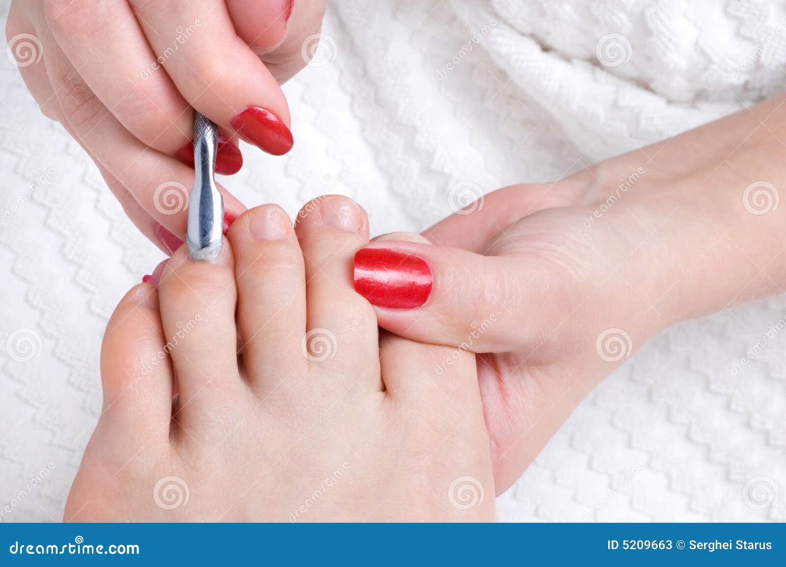 Pedicure applying stock image. Image of female, fashion - 5209663