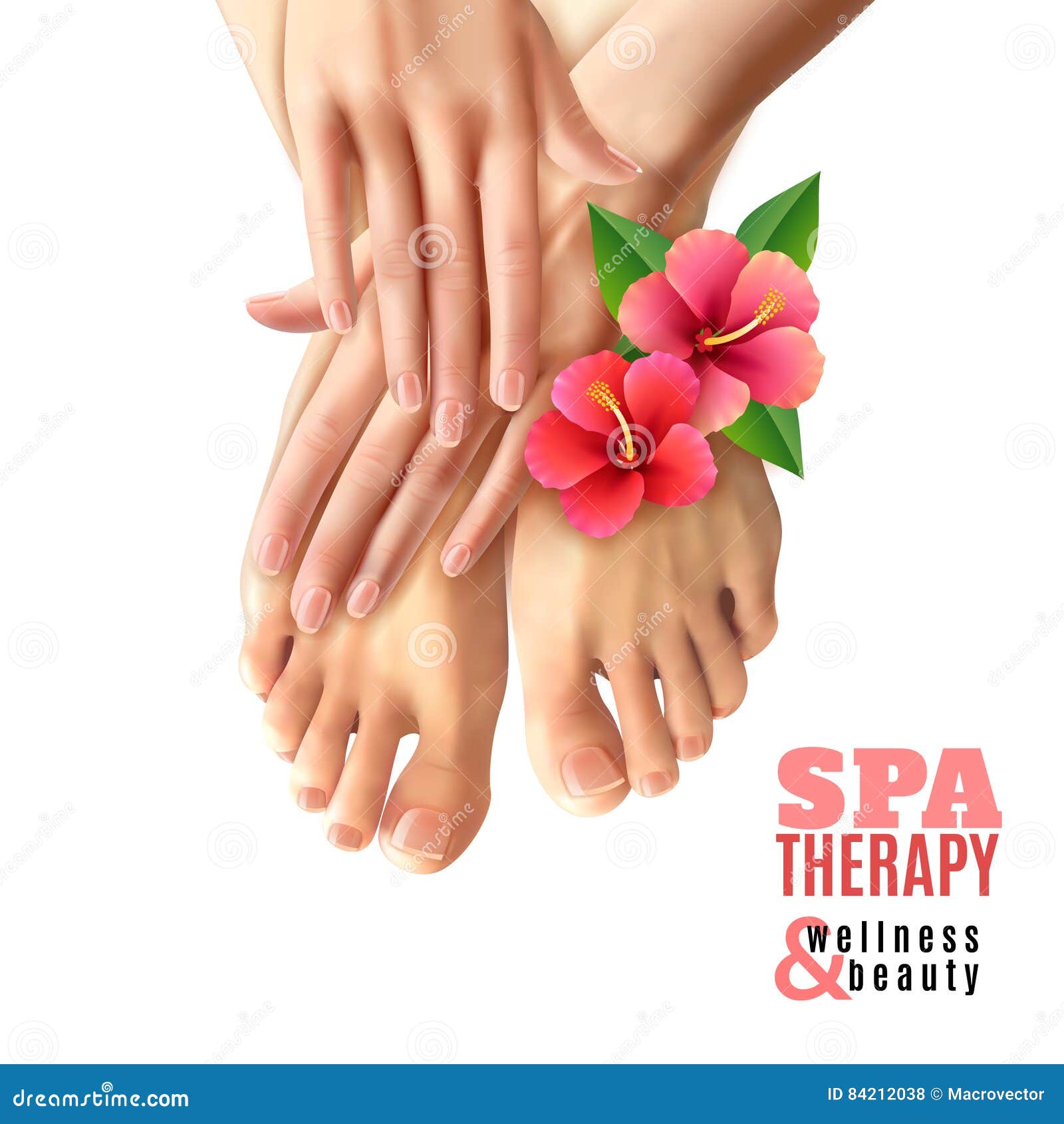 pedicure manicure spa salon poster