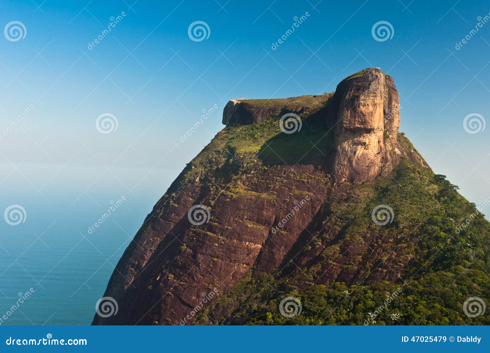 Pedra Da Gavea Rock Stock Image Image Of Mountain Rock 47025479