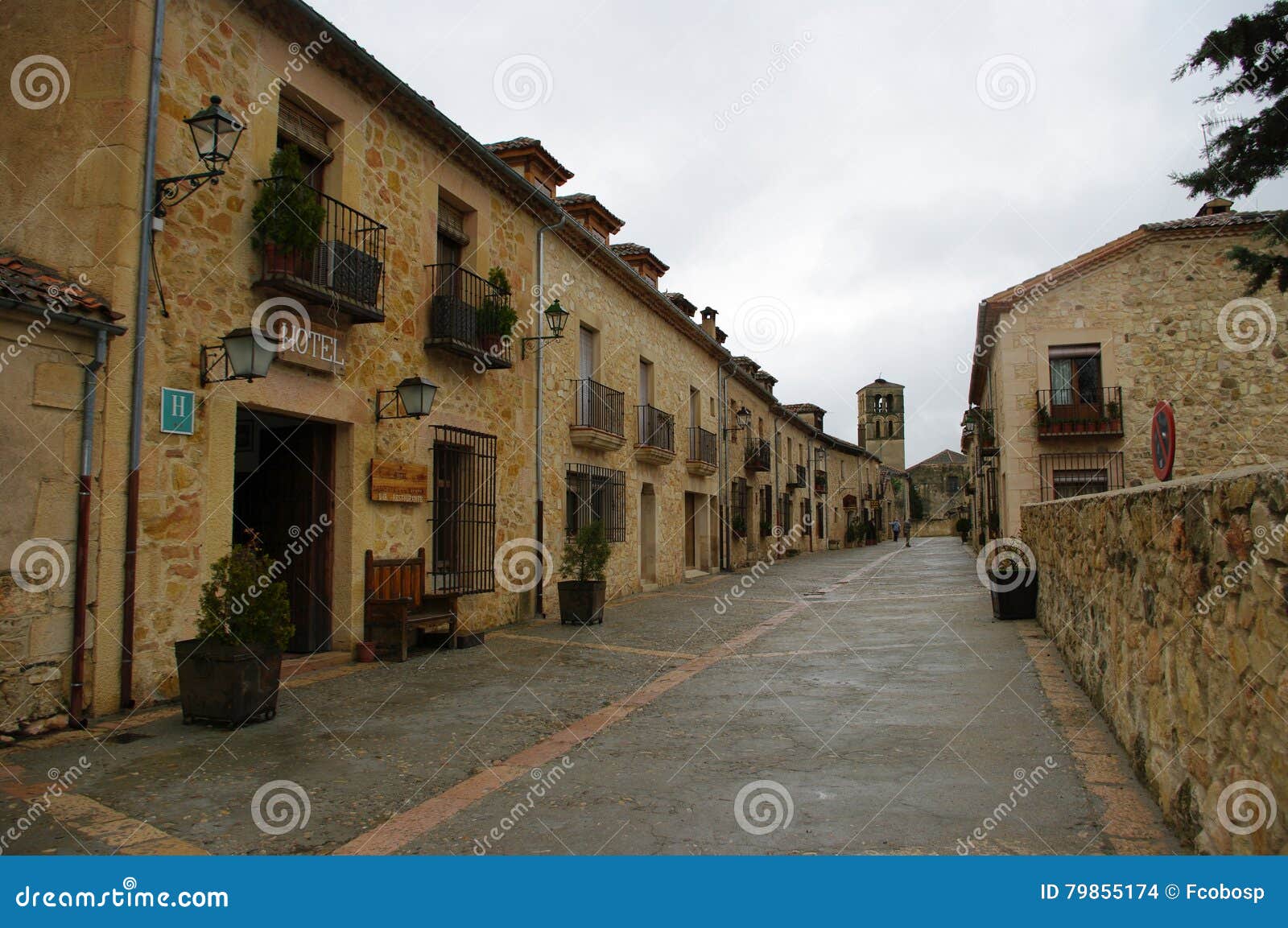 pedraza medieval village, spain