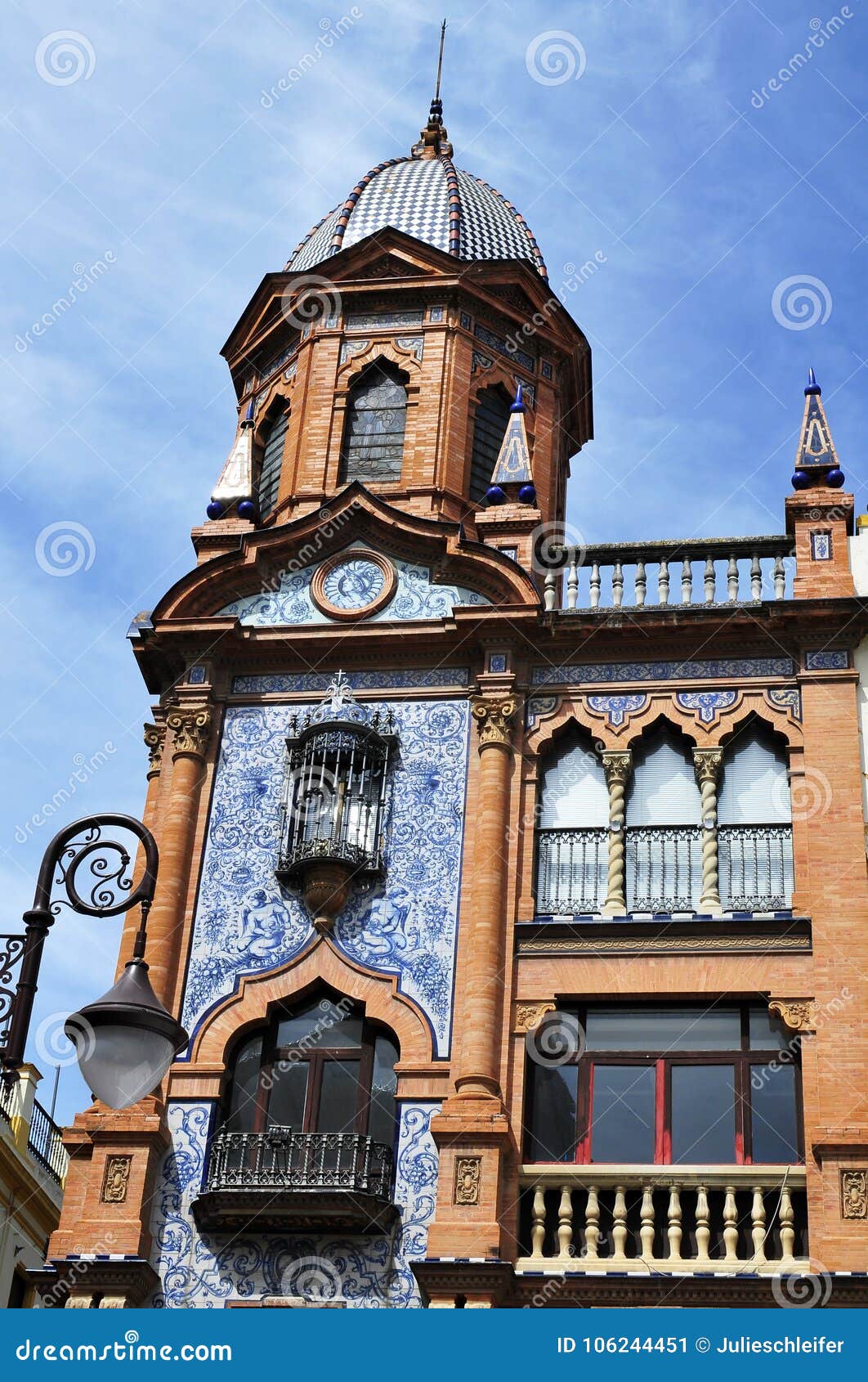 pedro roldan building at plaza del pan in seville, spain