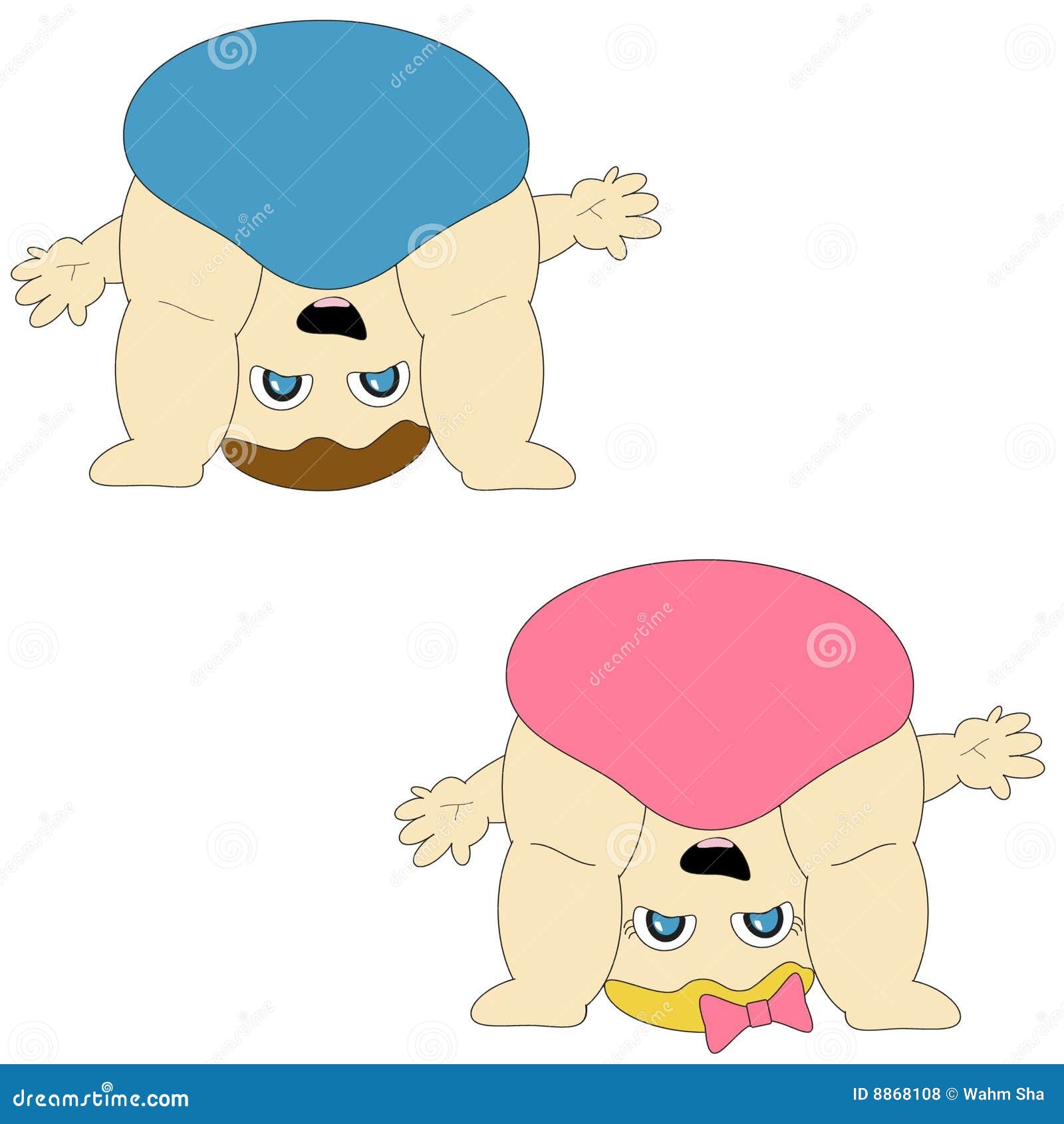 Download Peek a Boo Babies stock illustration. Illustration of ...