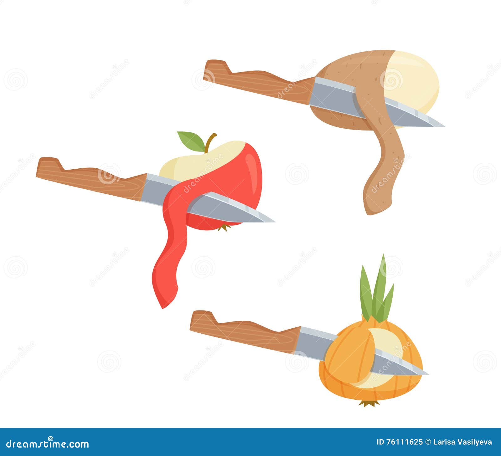 Peel vegetables and fruit stock vector. Illustration of cooking 76111625