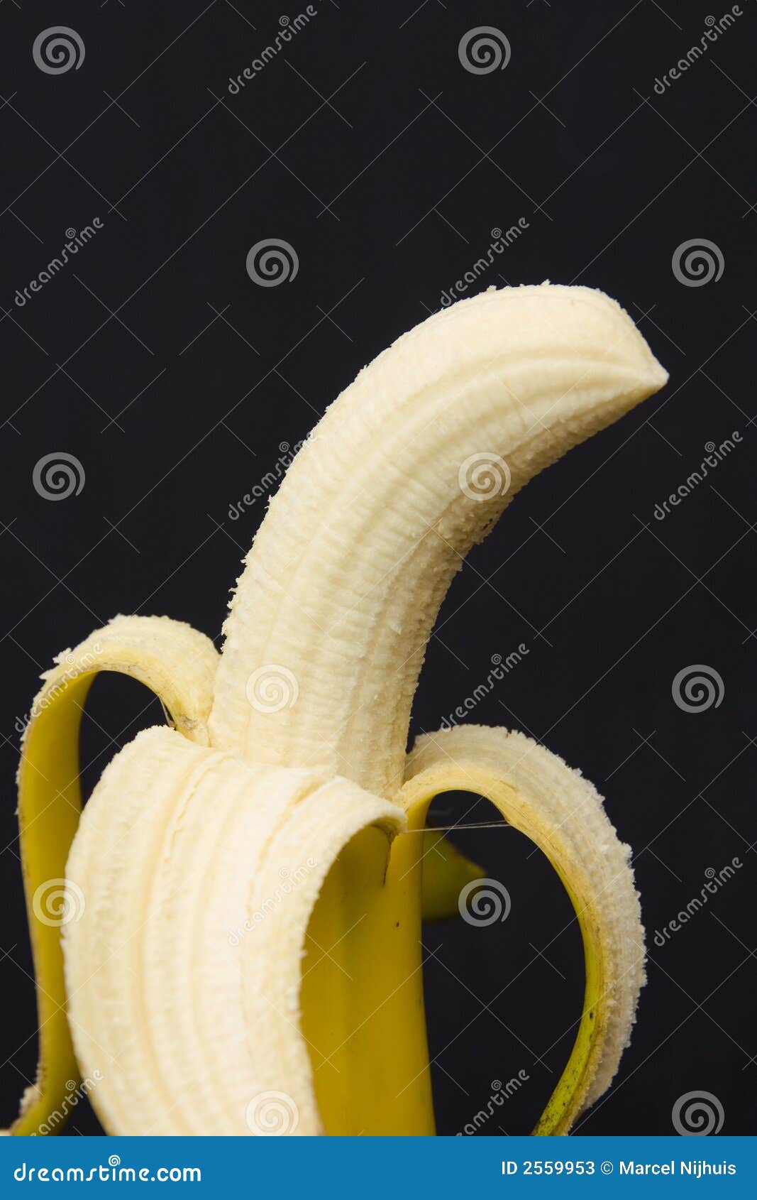 Peeled banana stock image. Image of organic, tasty, nutrition 2559953