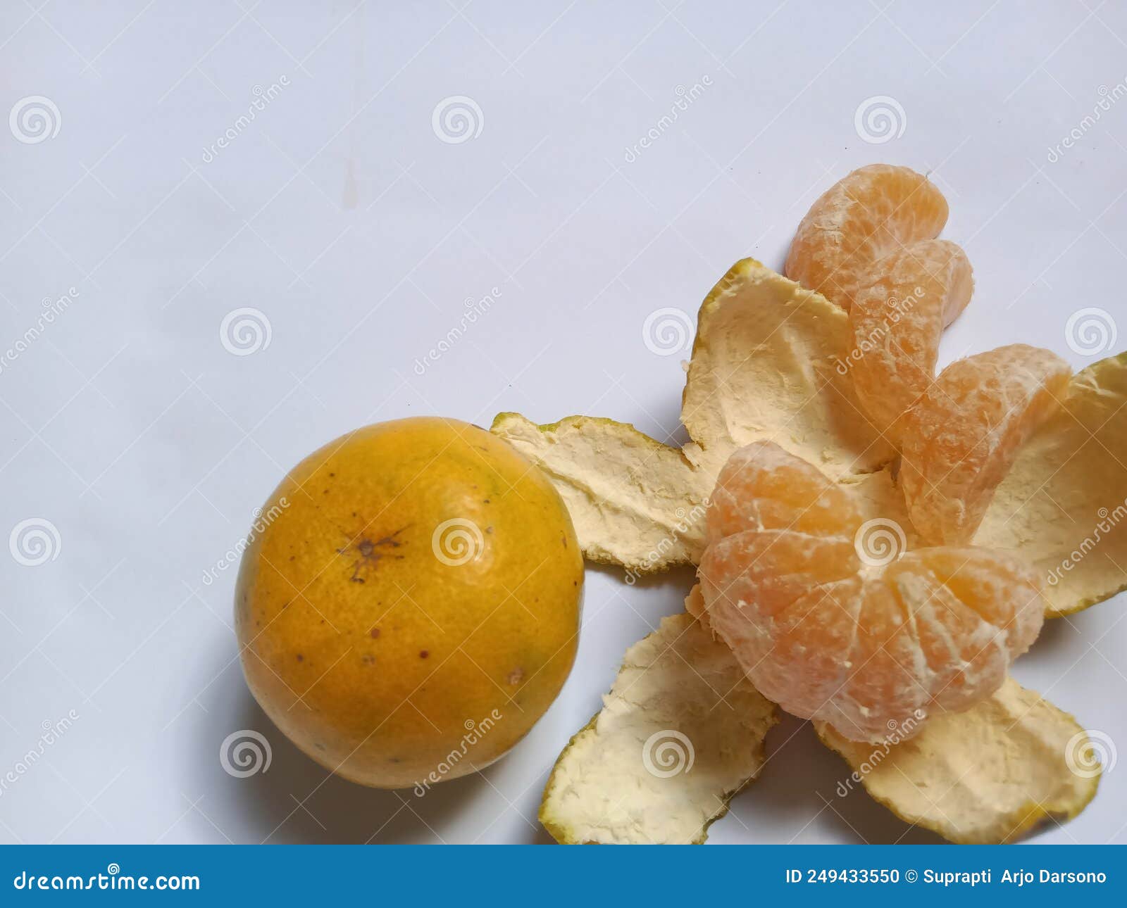 Peeled Oranges, Yellow and Green Peels, Plain White Background Stock Photo Image of cuisine