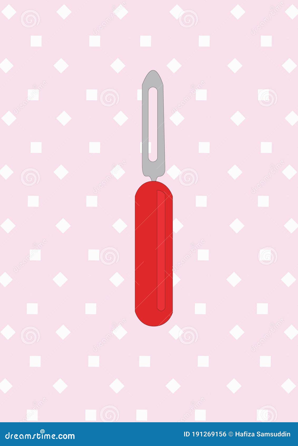 Peeler. Vector Illustration Decorative Design Stock Vector