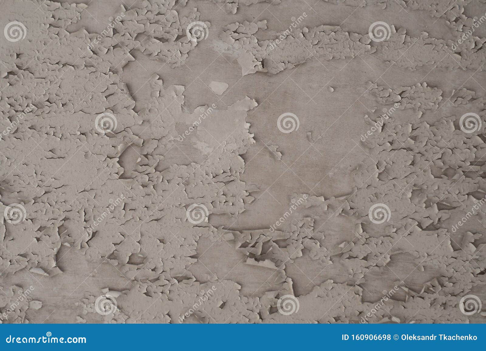 Peeling Paint Flaking on the White Ceiling Stock Photo Image of