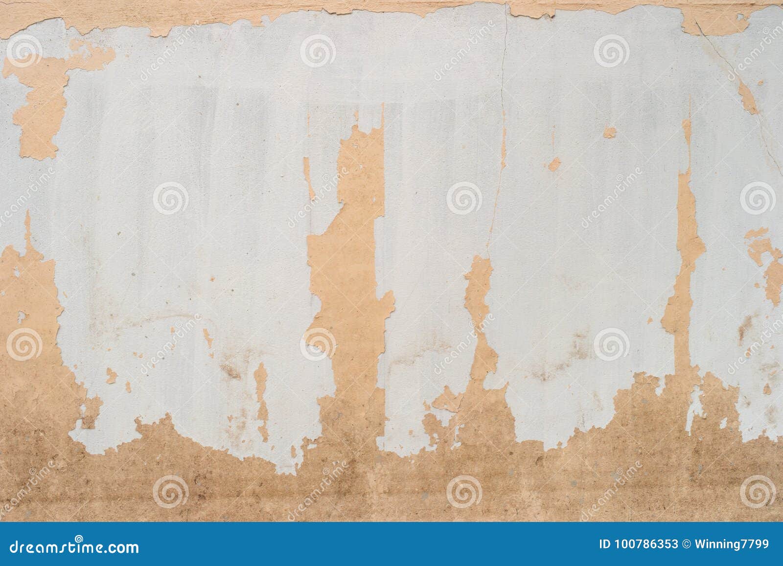 Peeling Paint Problem On A House Wall Stock Image Image Of Problem