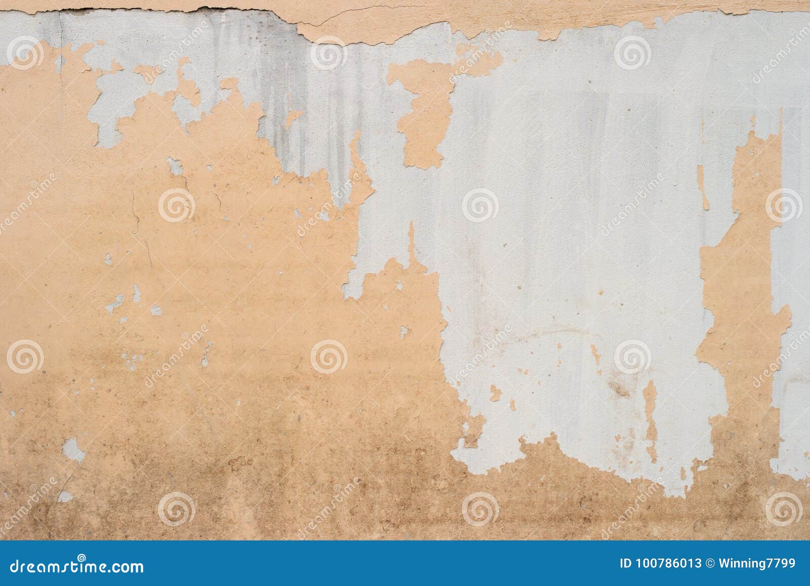 Peeling Paint Problem on a House Wall Stock Image Image of crack