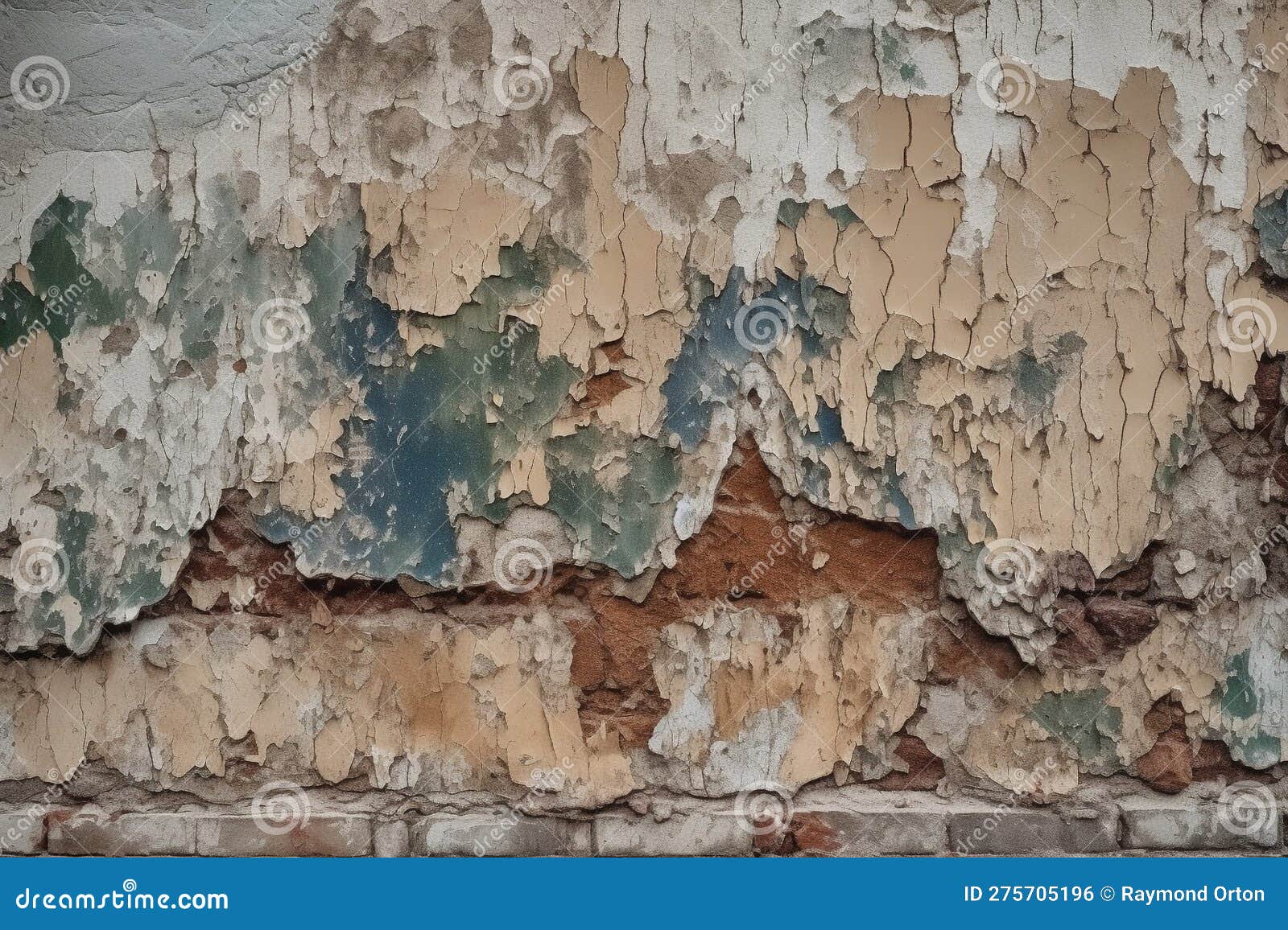 Peeling Paint on the Wall. Concrete Wall with Old Cracked Flaking Pain Stock Photo Image of