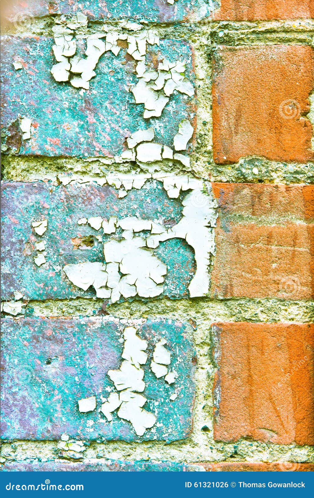 Peeling paint stock photo. Image of concrete, bricks 61321026