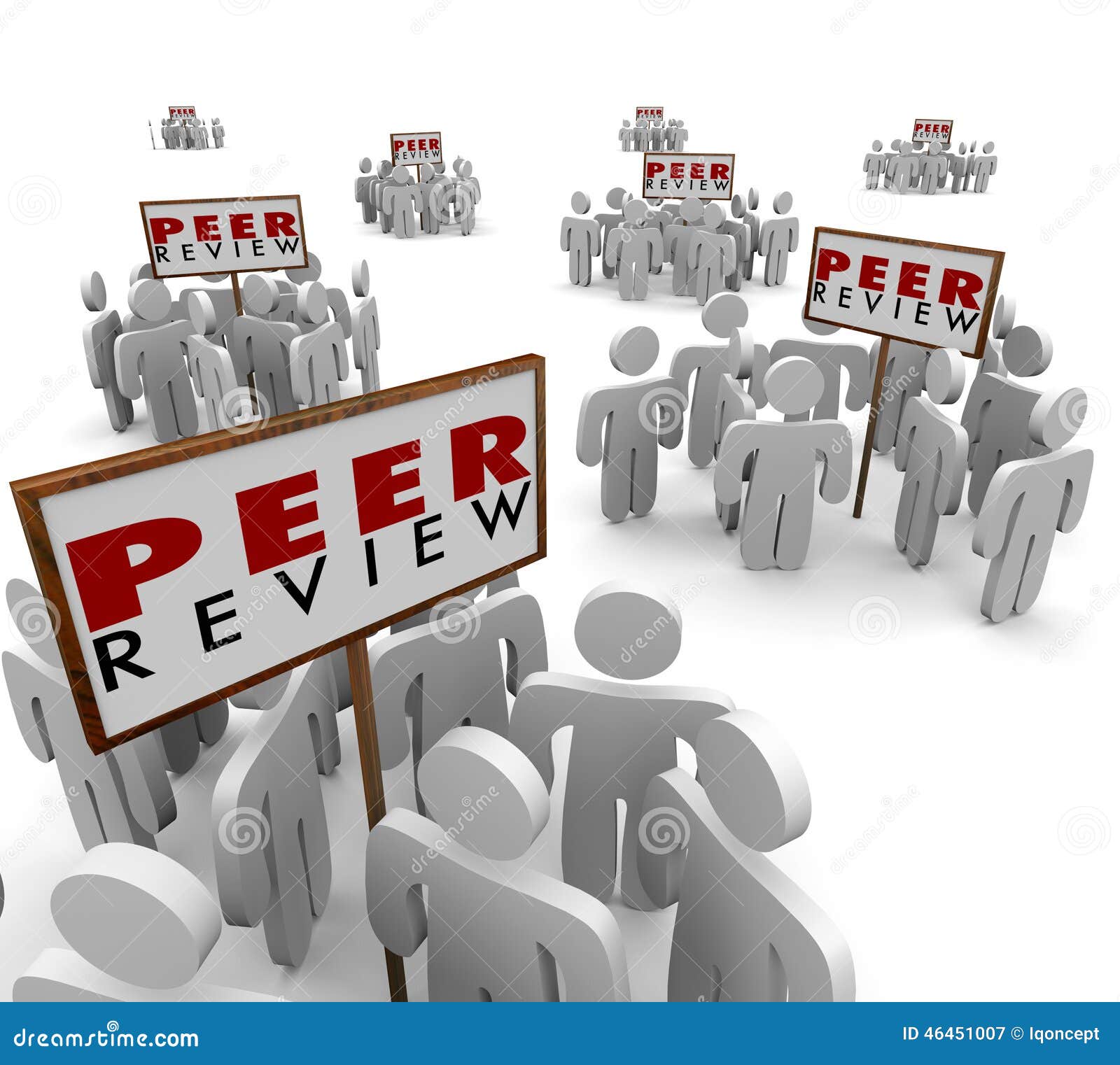 Peer Review Groups People Evaluate Confirm Feedback Work Finding Stock