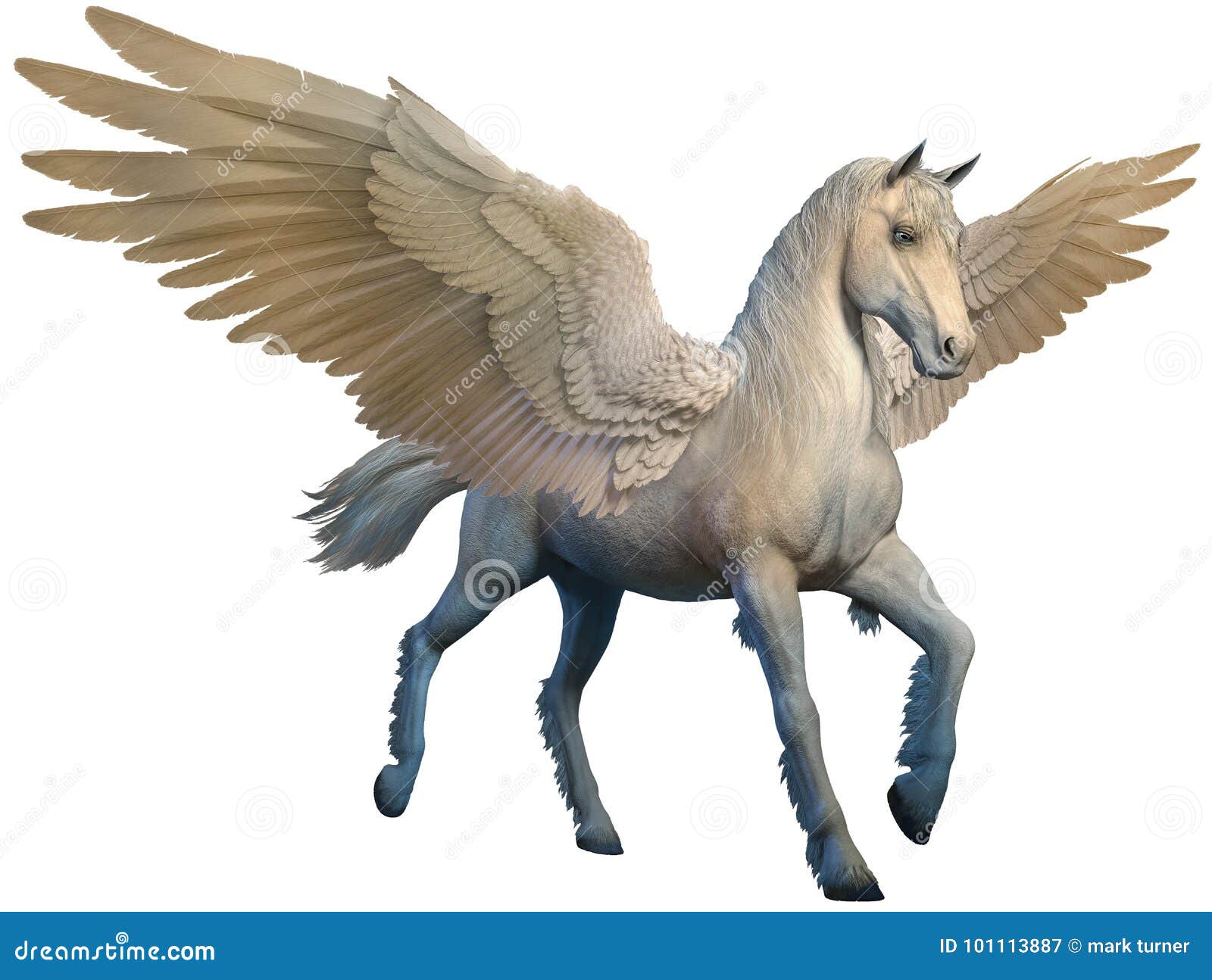 Pegasus 3d Illustration Stock Illustration Illustration Of Mythical