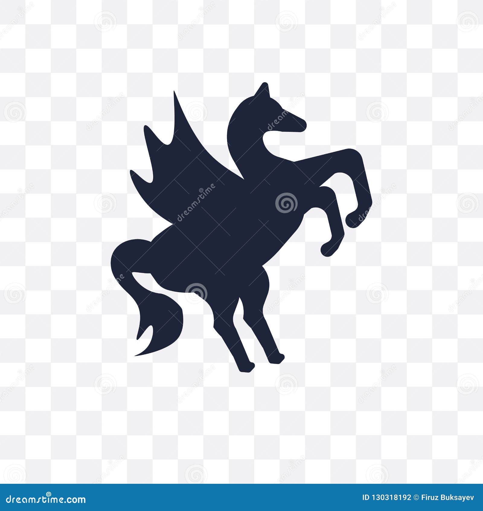 Pegasus Transparent Icon Pegasus Symbol Design From Fairy Tale Stock Vector Illustration Of Animal Horse