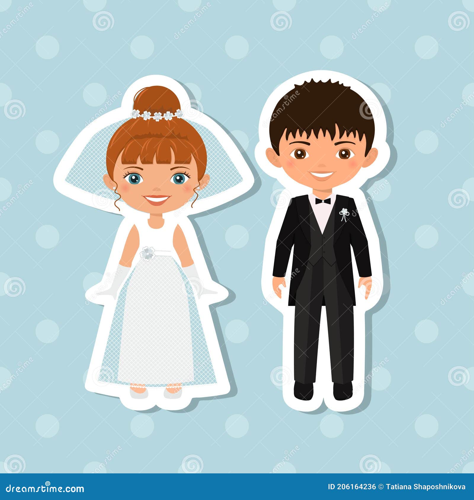 Pegatina De Pareja De Bodas Con Fondo Azul. Estilo De Dibujos Animados Planos Ilustración del Vector - Ilustración de gente, siluetas: 206164236 Pegatina De Pareja De Bodas Con Fondo Azul. Estilo De Dibujos Animados Planos Ilustración del Vector - Ilustración de gente, siluetas: 206164236