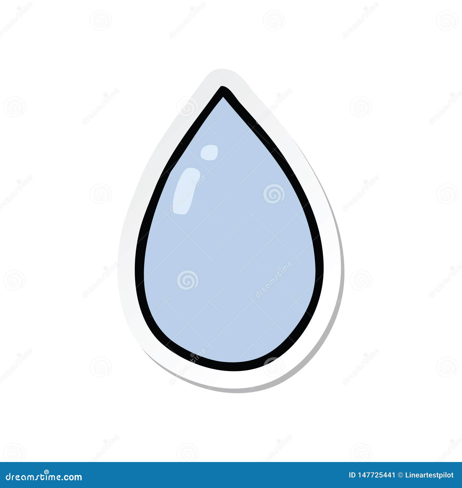 Pegatina De Una Gota De Agua De Dibujos Animados Ilustración del Vector - Ilustración de trazado, lindo: 147725441 Pegatina De Una Gota De Agua De Dibujos Animados Ilustración del Vector - Ilustración de trazado, lindo: 147725441