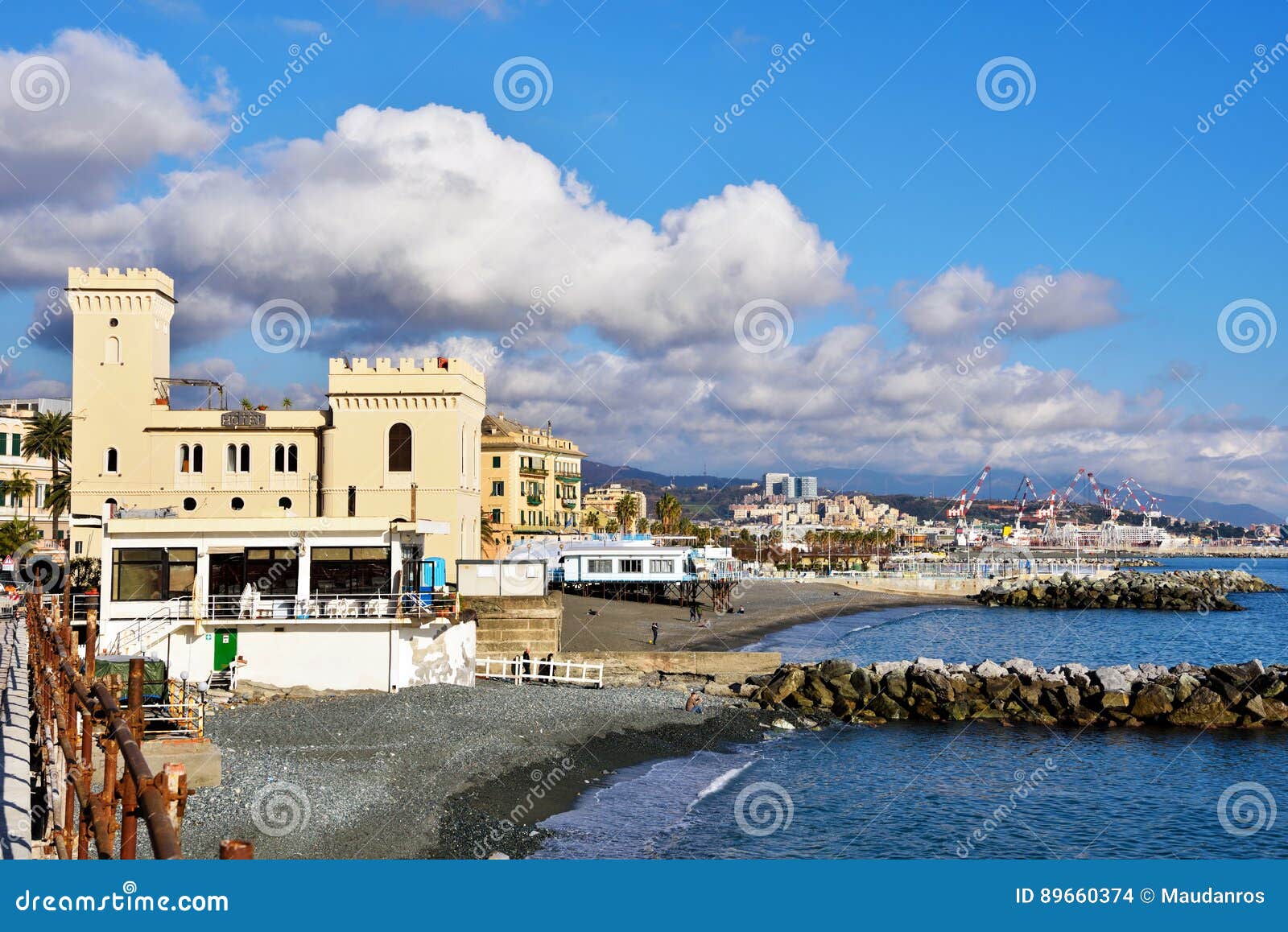 Pegli Genoa Italy Editorial Stock Image Image Of Palm 89660374