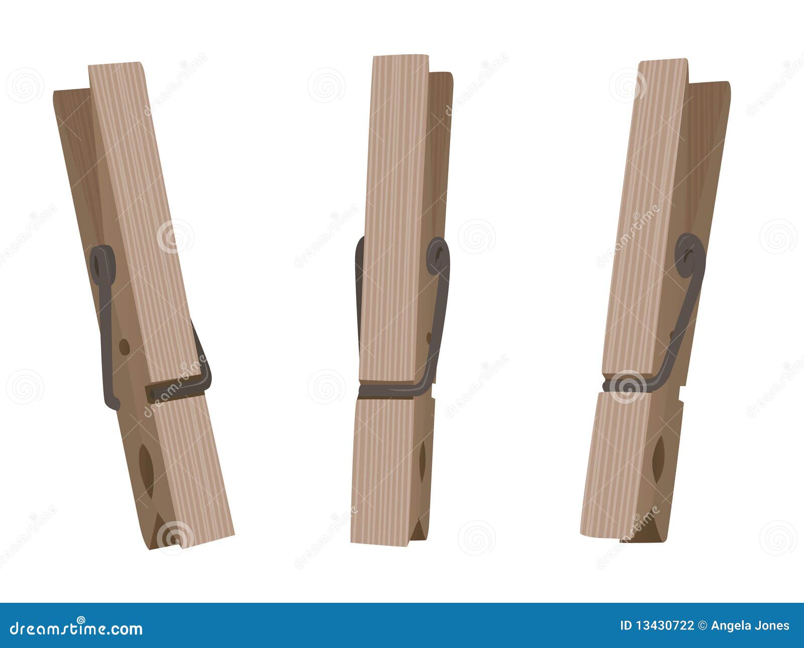 Pegs vector stock illustration. Illustration of brown - 13430722