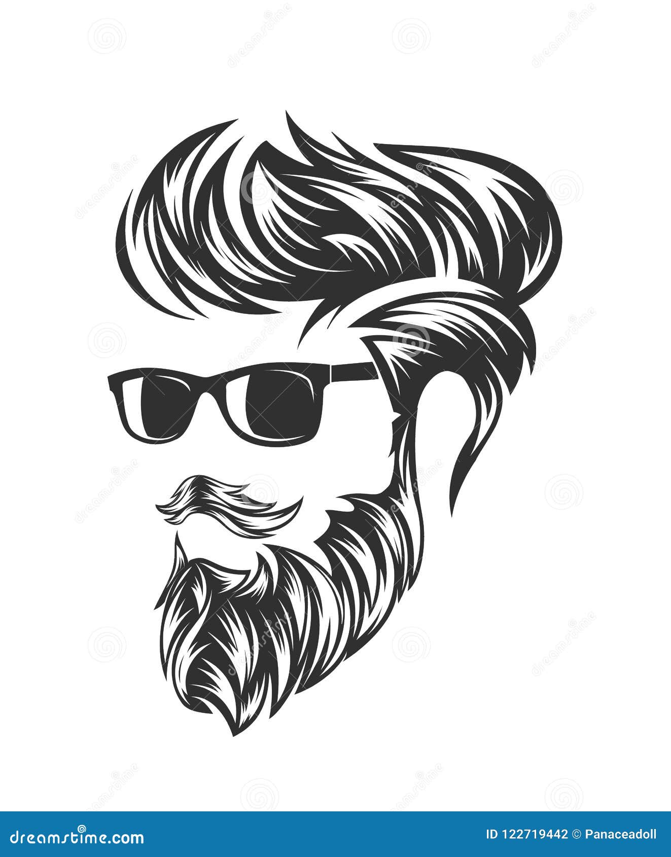 40 tendencias peinados para hombres con barbas  Largo Peinados