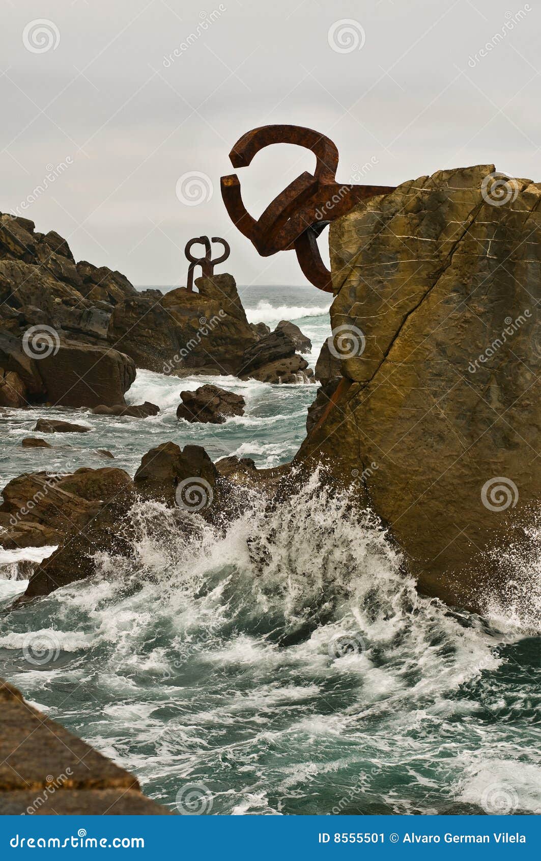 peine del viento. san sebastian, spain