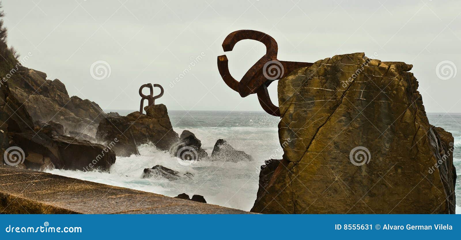 peine del viento. san sebastian, spain