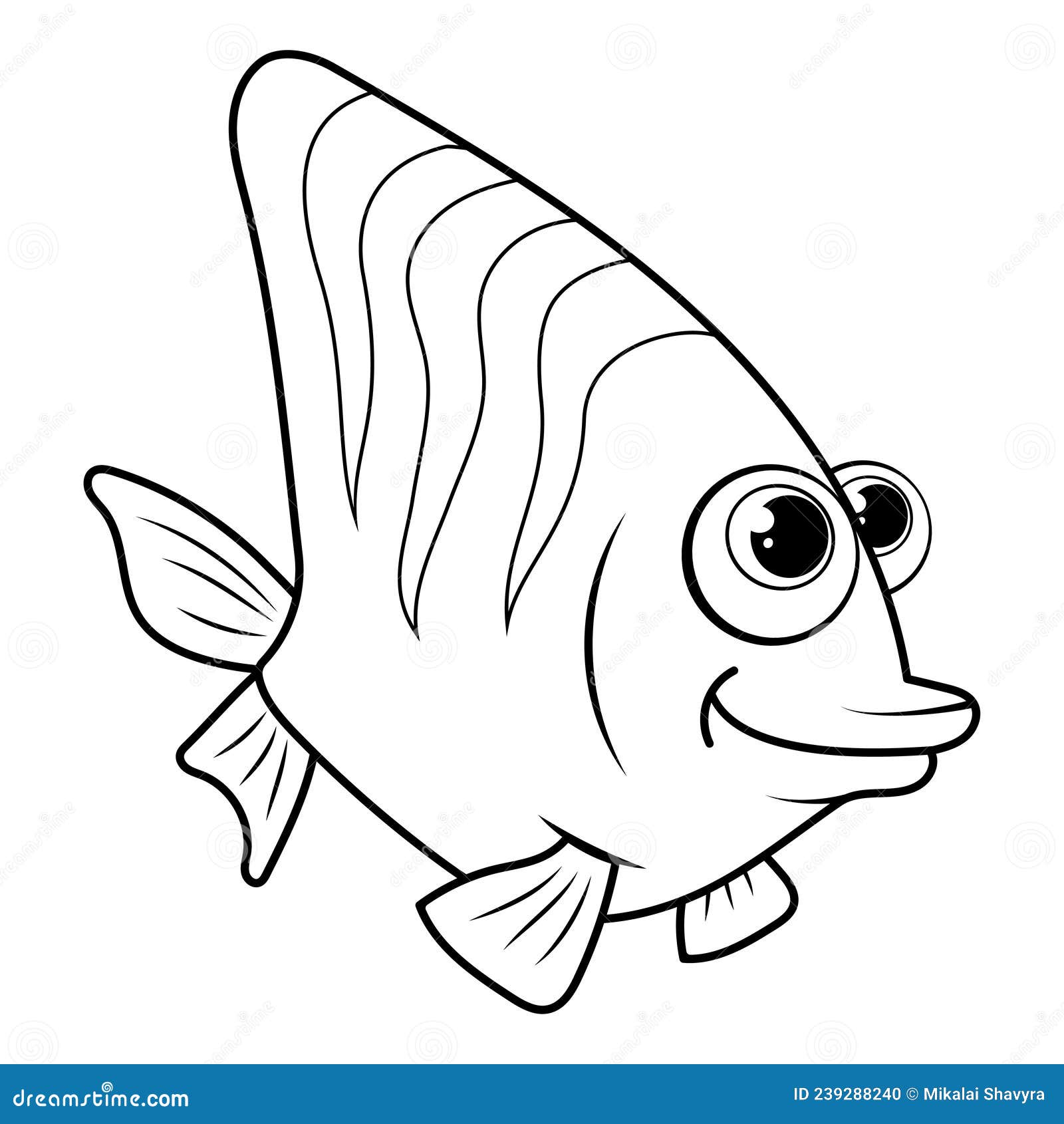 Desenho De Página Para Colorir Peixe Desenhos Animados Peixes Da