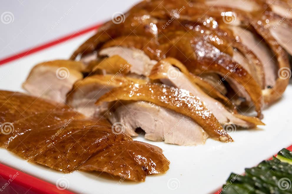 Peking Duck, Chinese Roast Crispy Duck Stock Photo - Image of