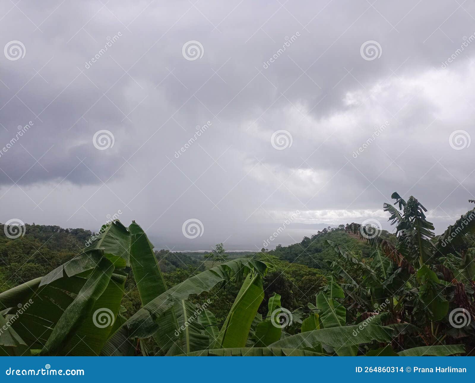 Pelabuhan Ratu Beach Sukabumi West Java Indonesia Stock Photo - Image