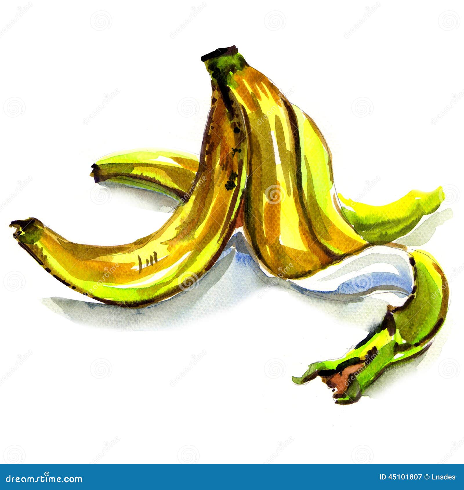 Como Pintar : Bananas ( Passo a Passo ) 