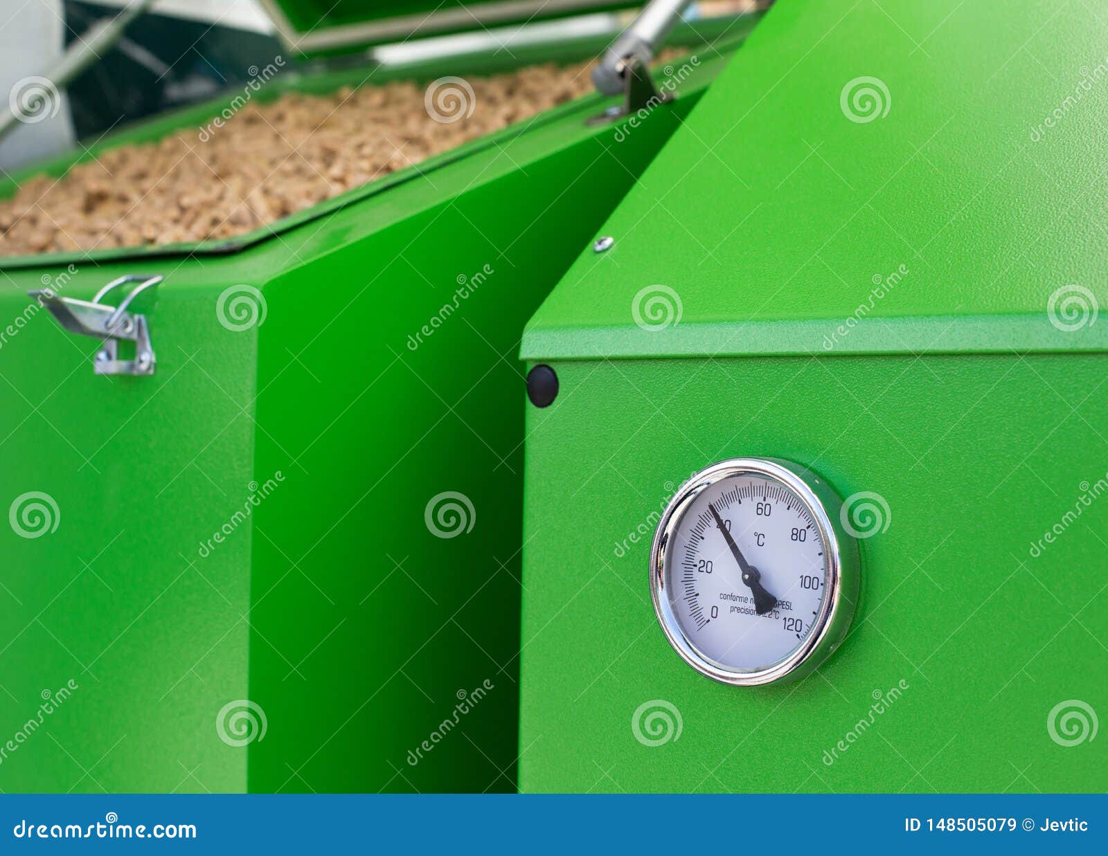 Pellet Stove for Energy Efficient Heating Stock Image Image of mass