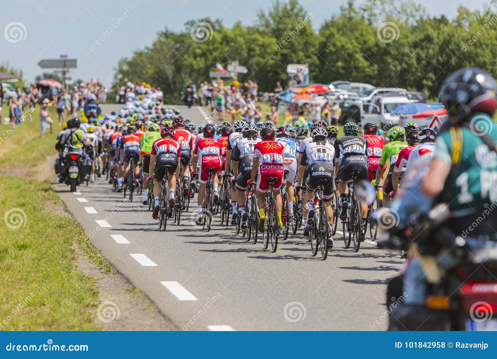 tour de france peloton speed