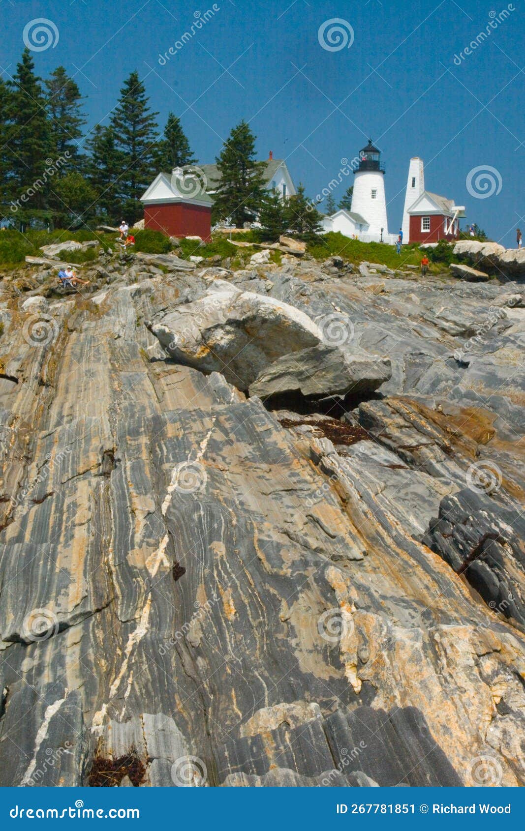 Pemaquid Point, Maine in Summer Stock Image Image of coastal, travel