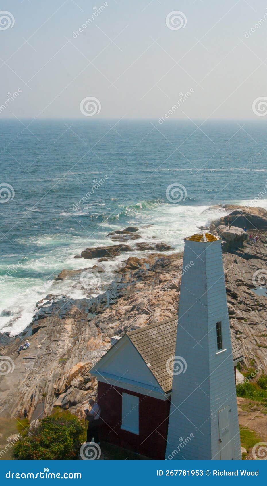 Pemaquid Point, Maine in Summer Stock Image Image of views, point