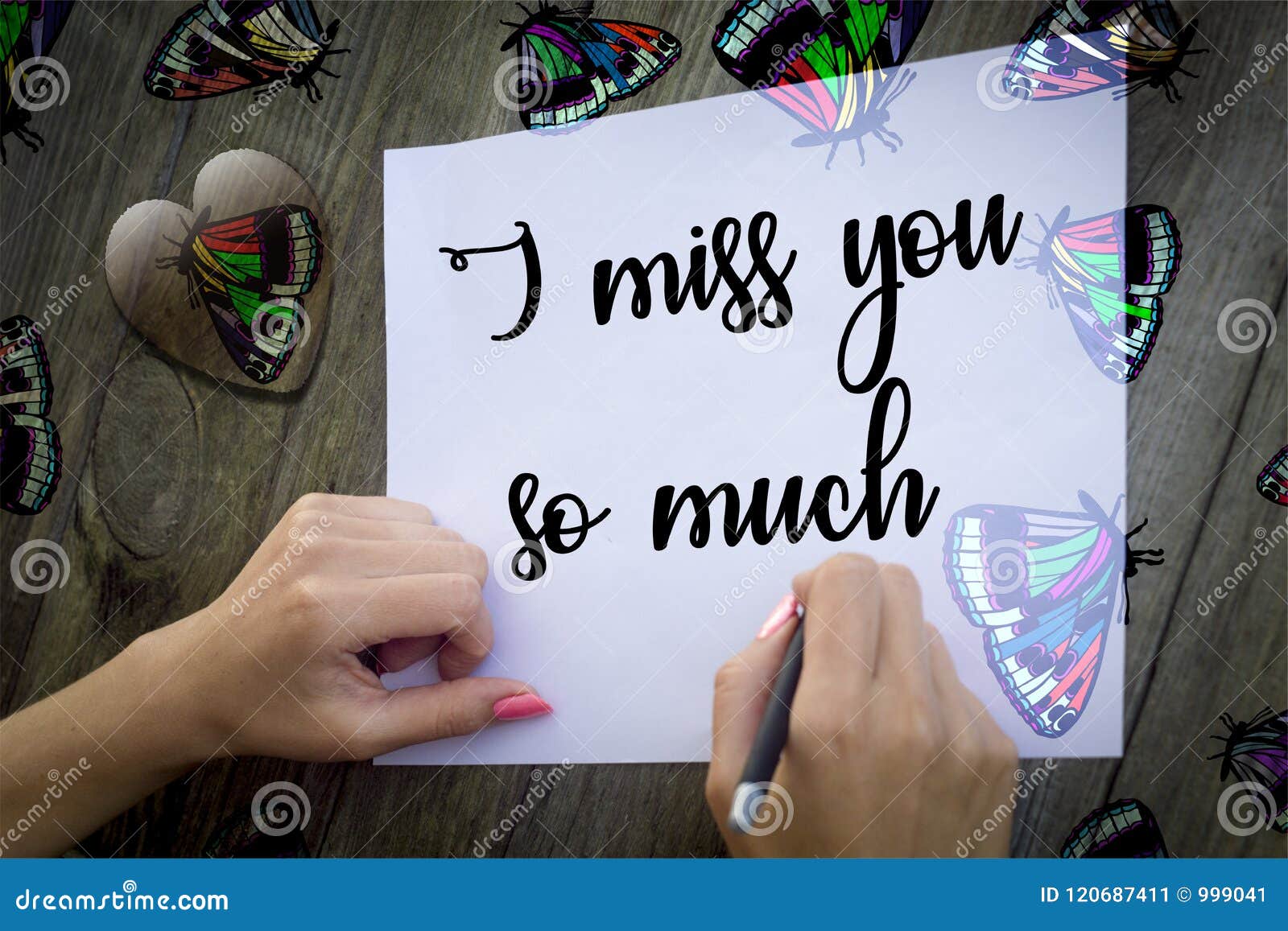 I Miss You so Much Illustration Foto Stock Illustration ...