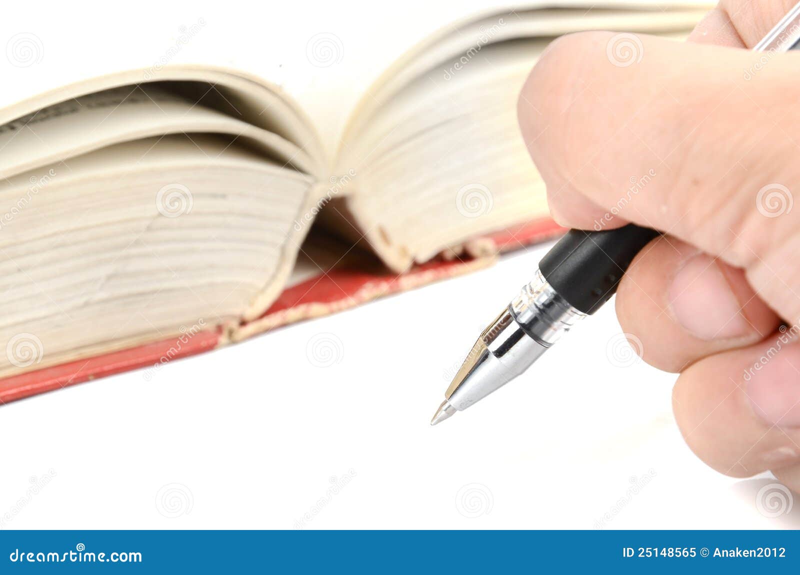 Pen and dictionary stock image. Image of write, ballpoint 25148565