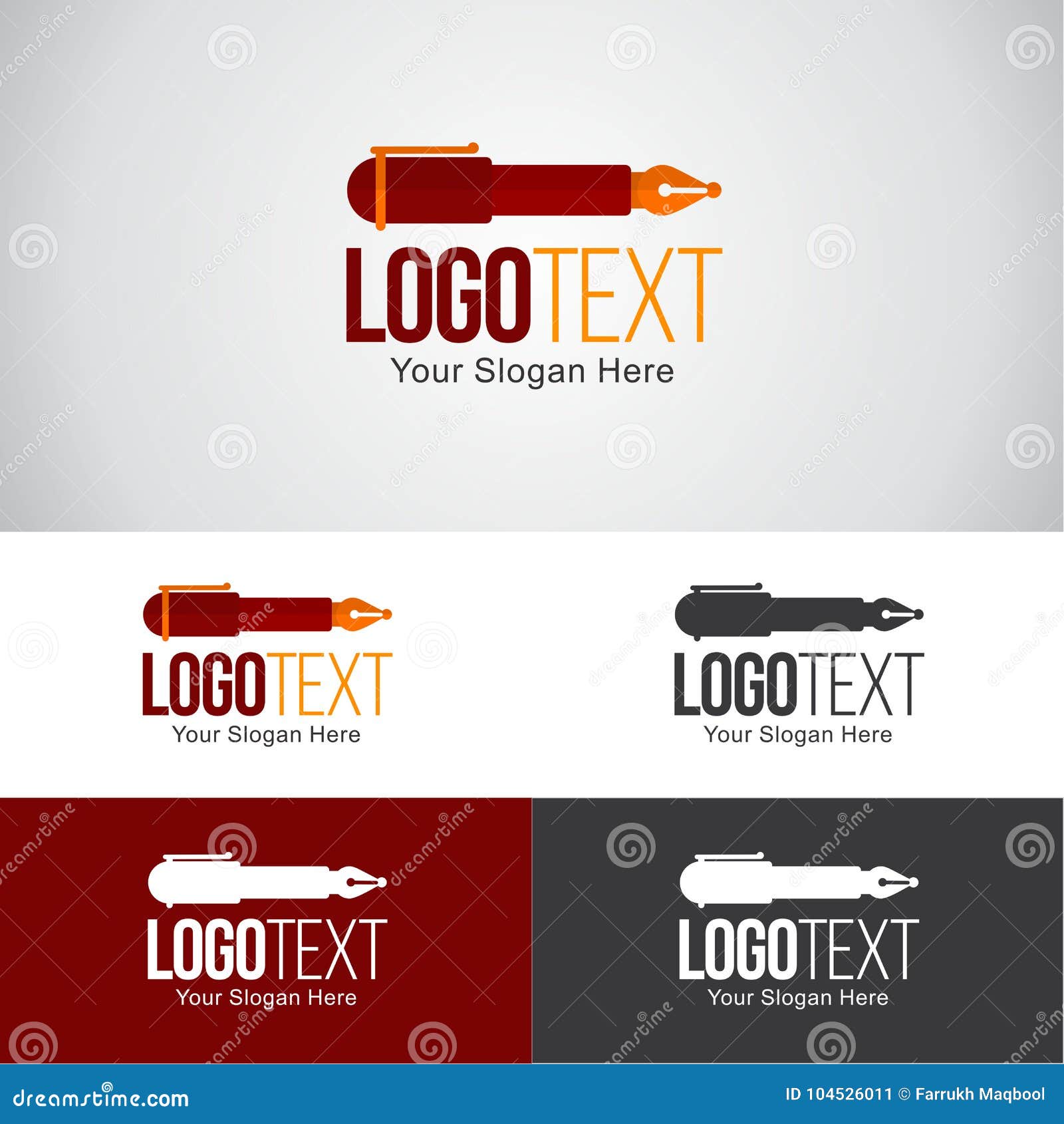 pen writers logo stock vector illustration of digital 104526011 pen companies