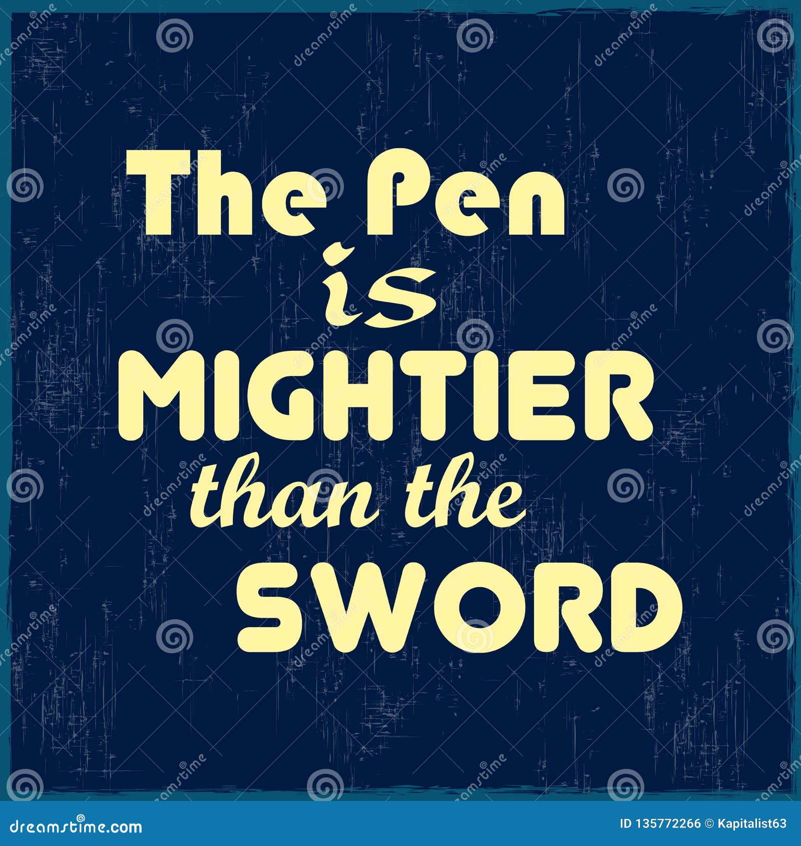 pen is mightier than sword meaning