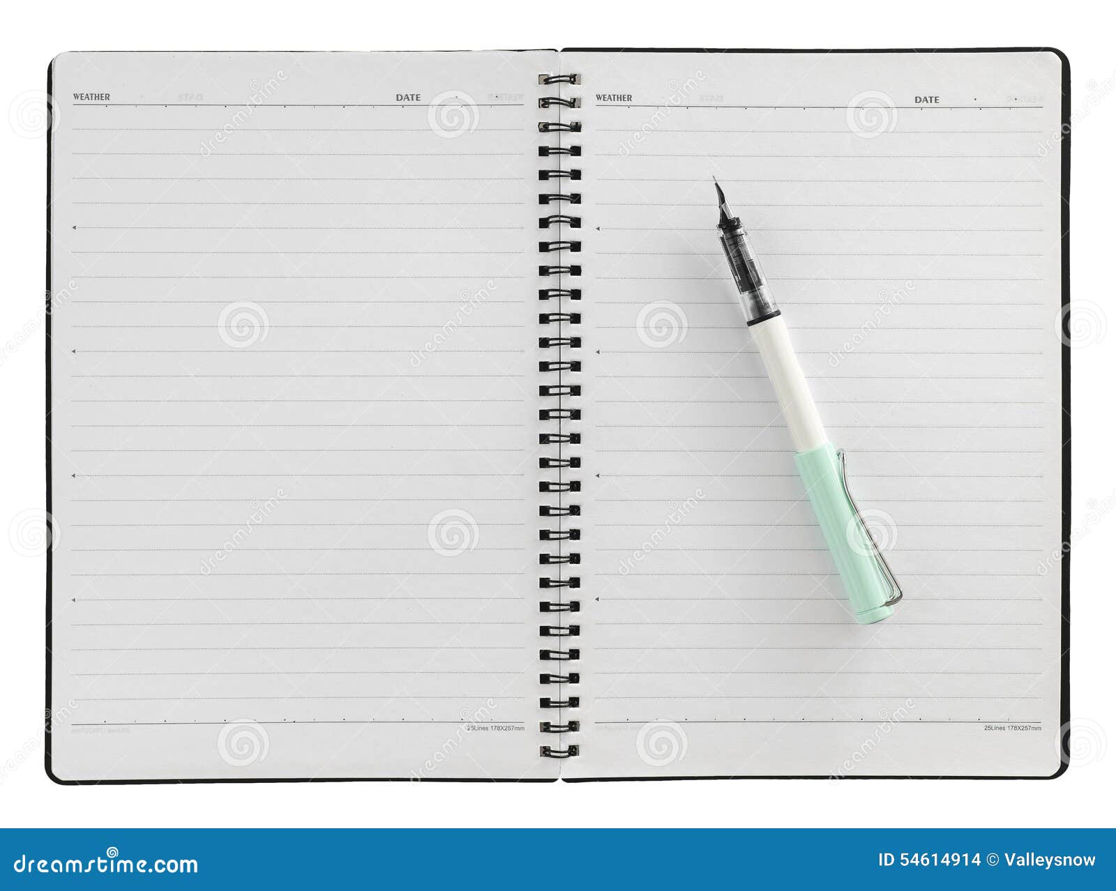 Pen and notebook stock photo. Image of isolate, homework 54614914