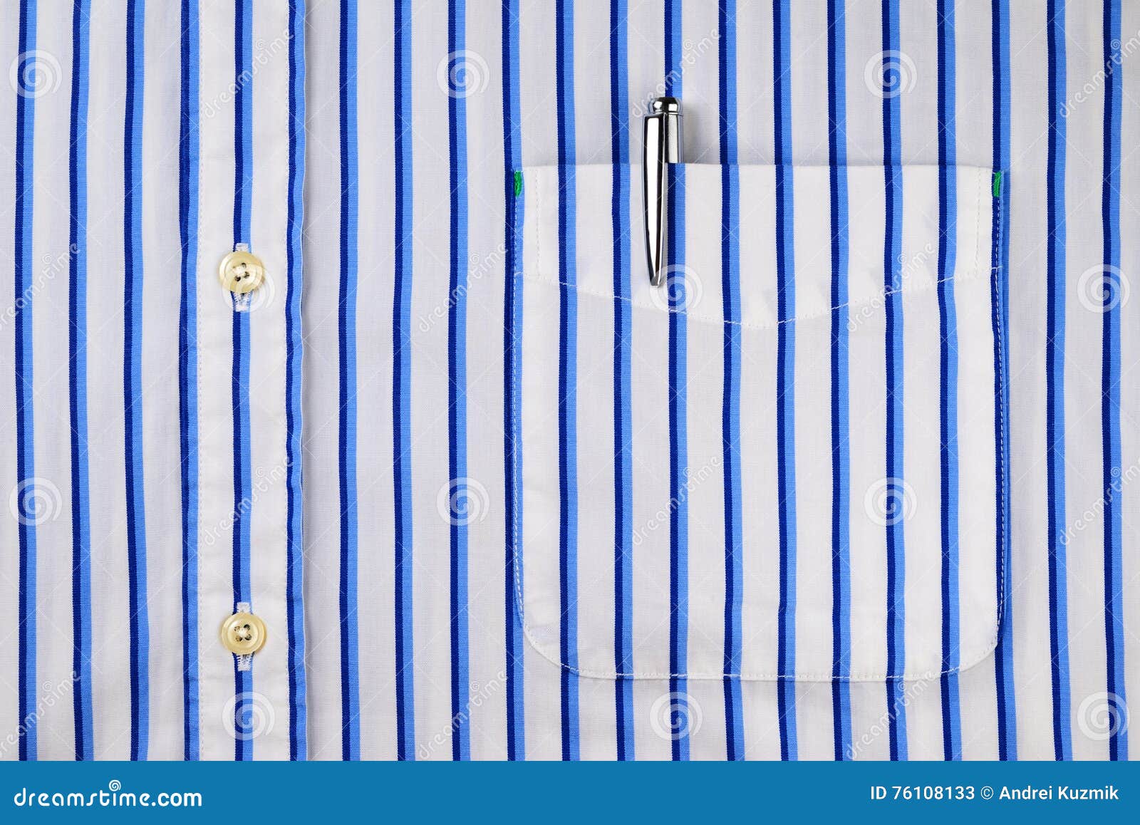 Pen in shirt pocket stock image. Image of pocket, business 76108133