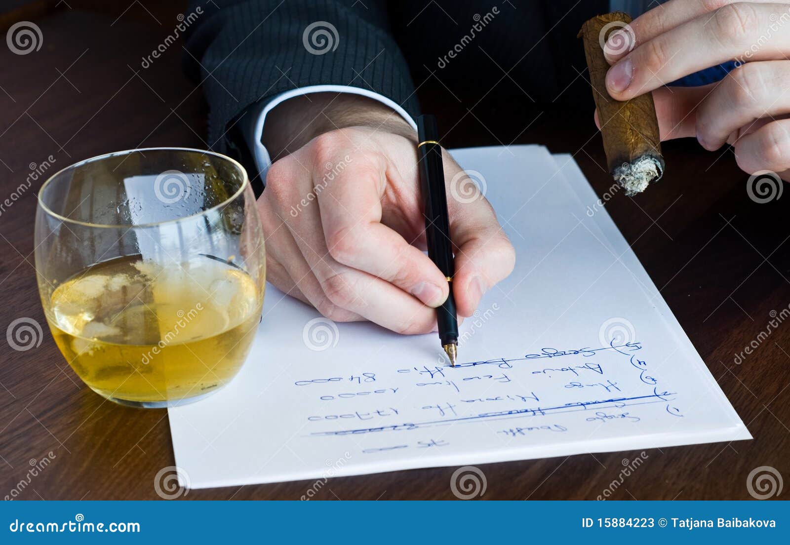 Pen in writing hand stock image. Image of alcohol, finance - 15884223