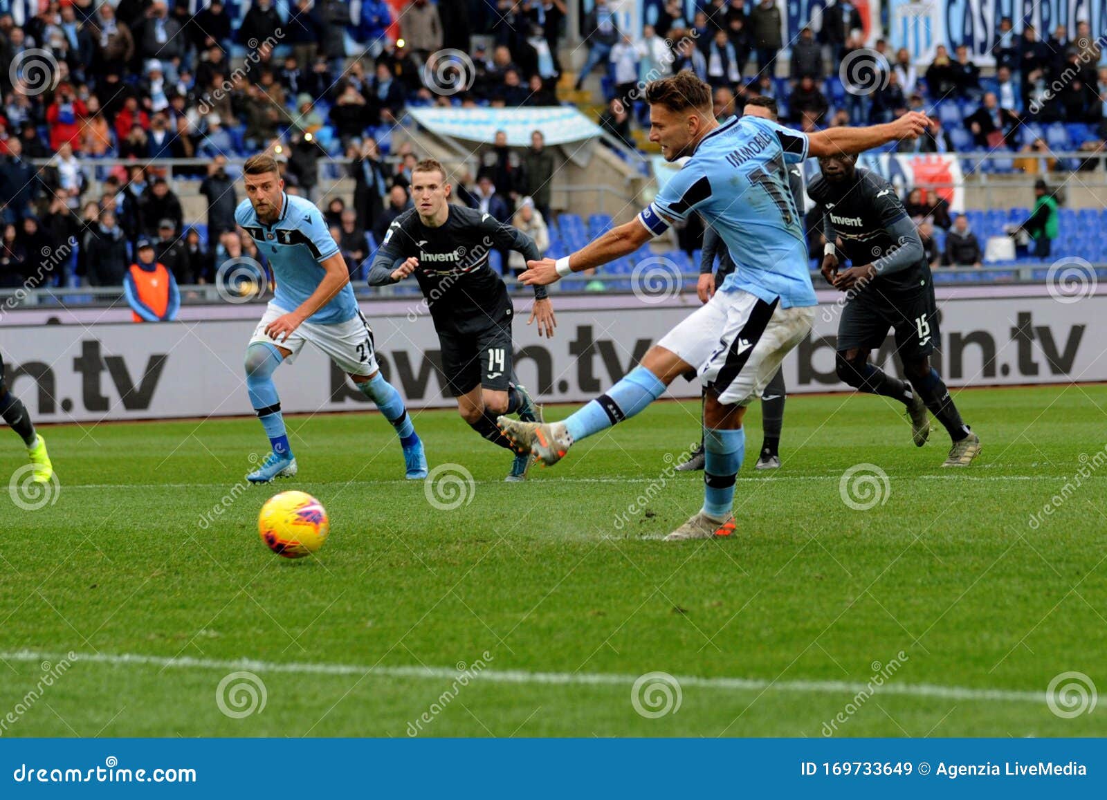 Italian Soccer Serie a Men Championship Lazio Vs Sampdoria Editorial